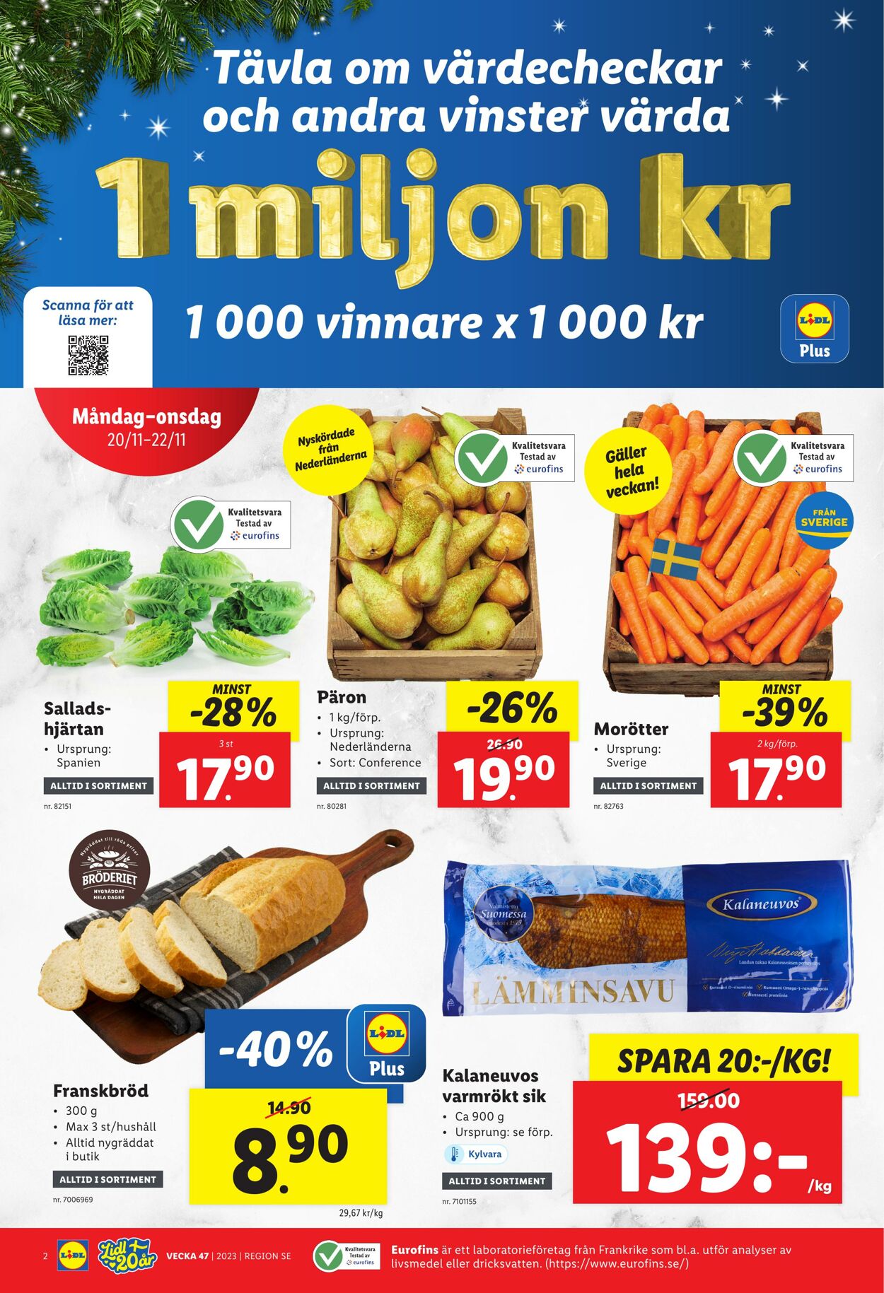 Erbjudanden Lidl 20.11.2023 - 26.11.2023