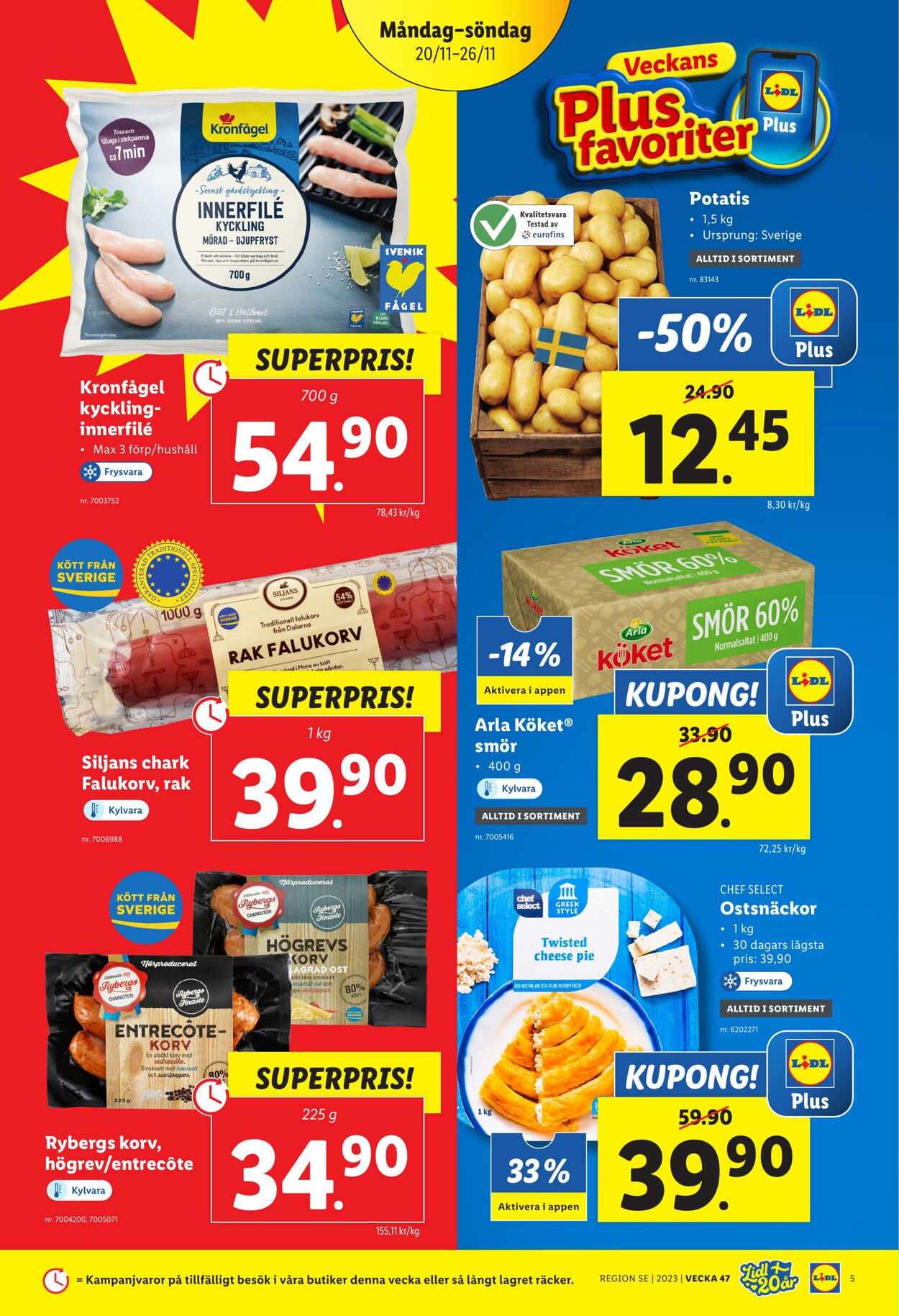 Erbjudanden Lidl 20.11.2023 - 26.11.2023