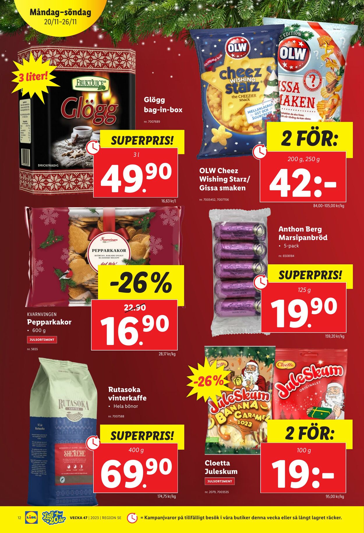 Erbjudanden Lidl 20.11.2023 - 26.11.2023