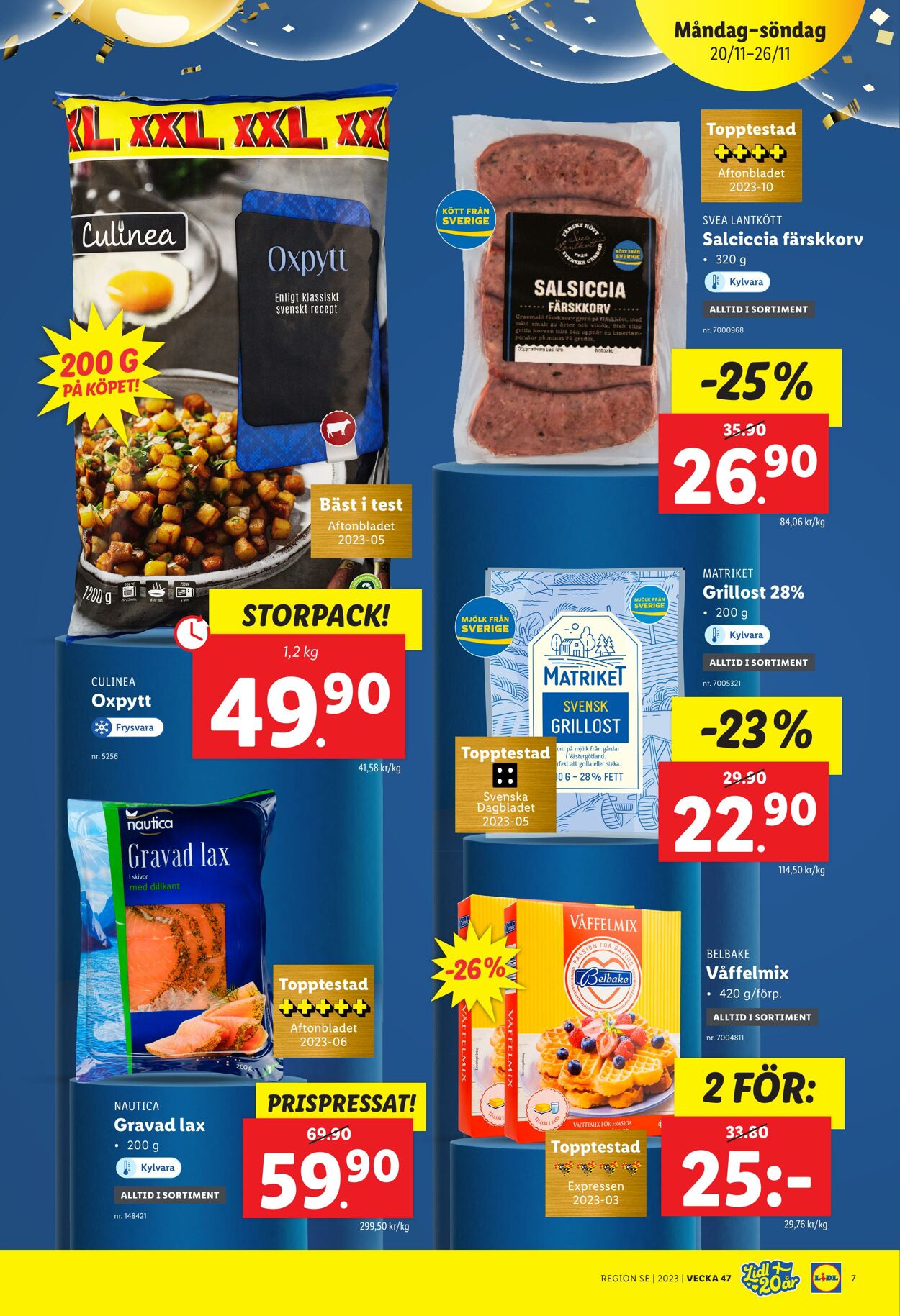 Erbjudanden Lidl 20.11.2023 - 26.11.2023