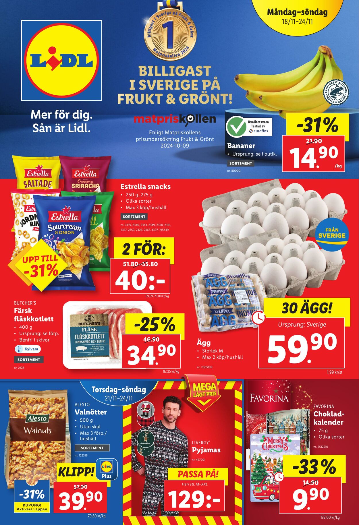 Erbjudanden Lidl 18.11.2024 - 24.11.2024