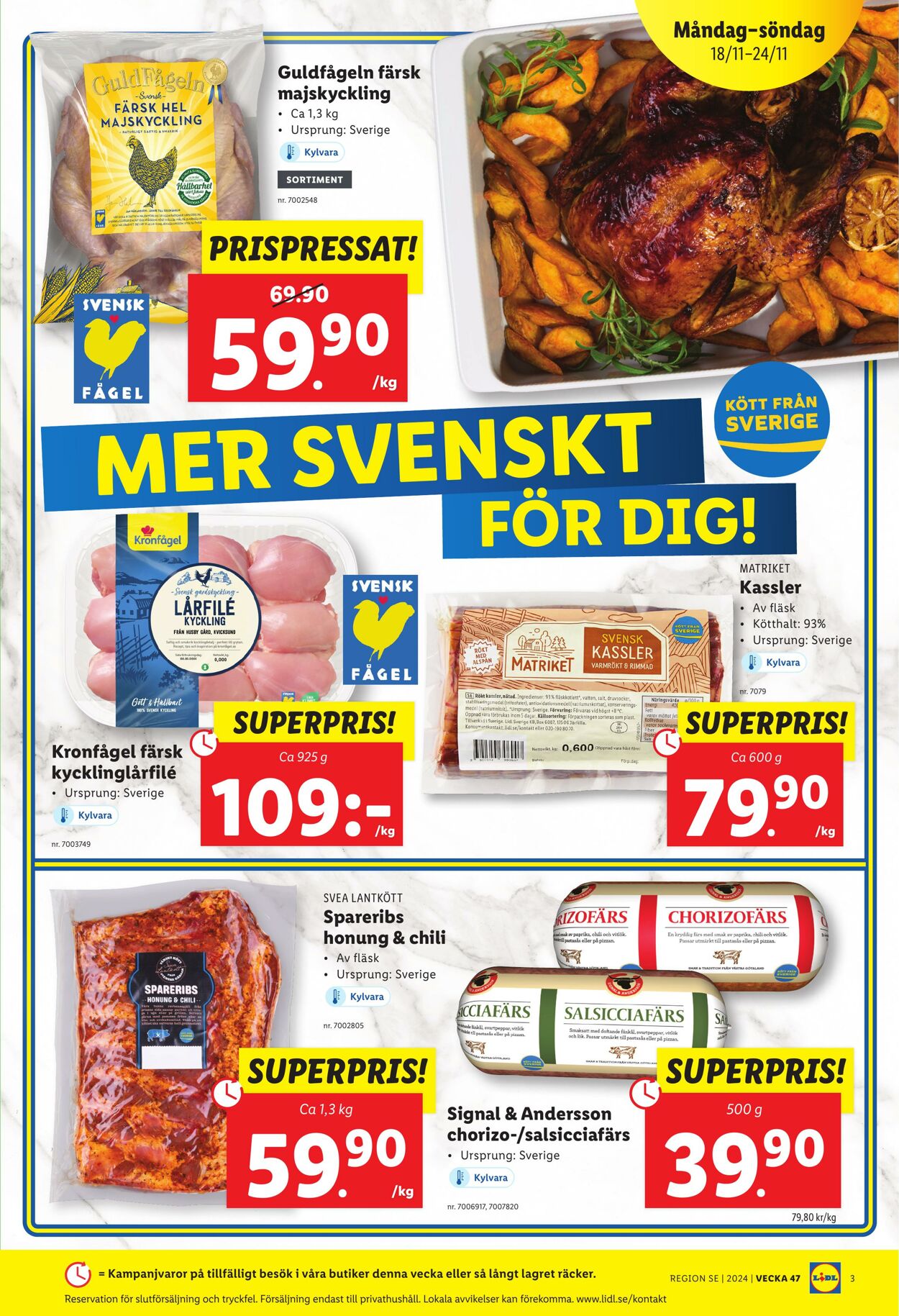 Erbjudanden Lidl 18.11.2024 - 24.11.2024