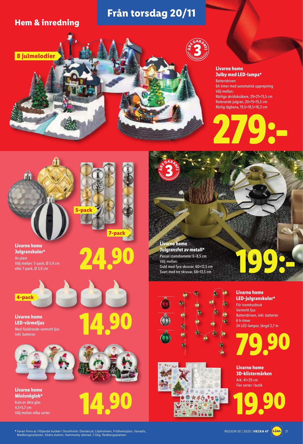 Erbjudanden Lidl 17.11.2025 - 23.11.2025