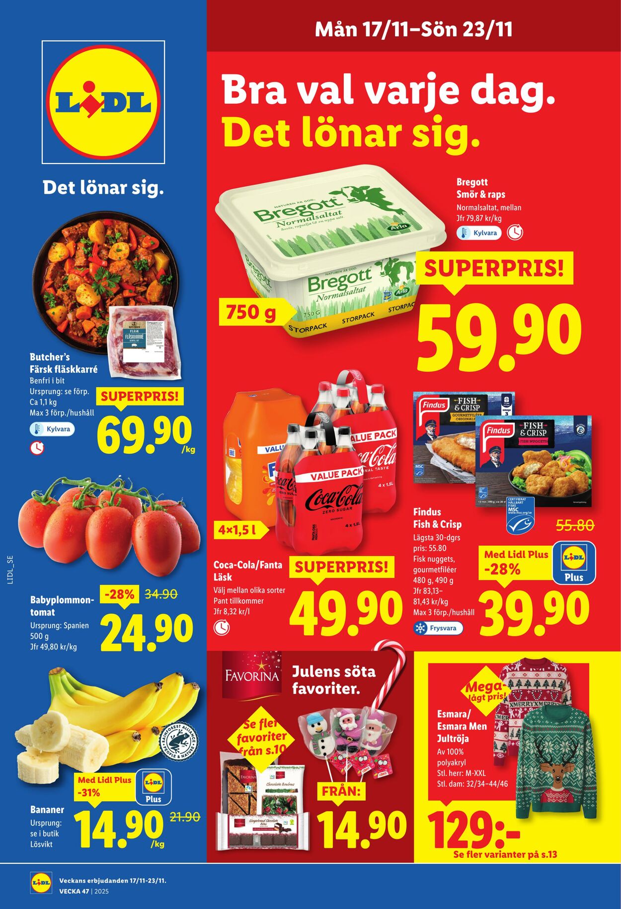 Erbjudanden Lidl 17.11.2025 - 23.11.2025