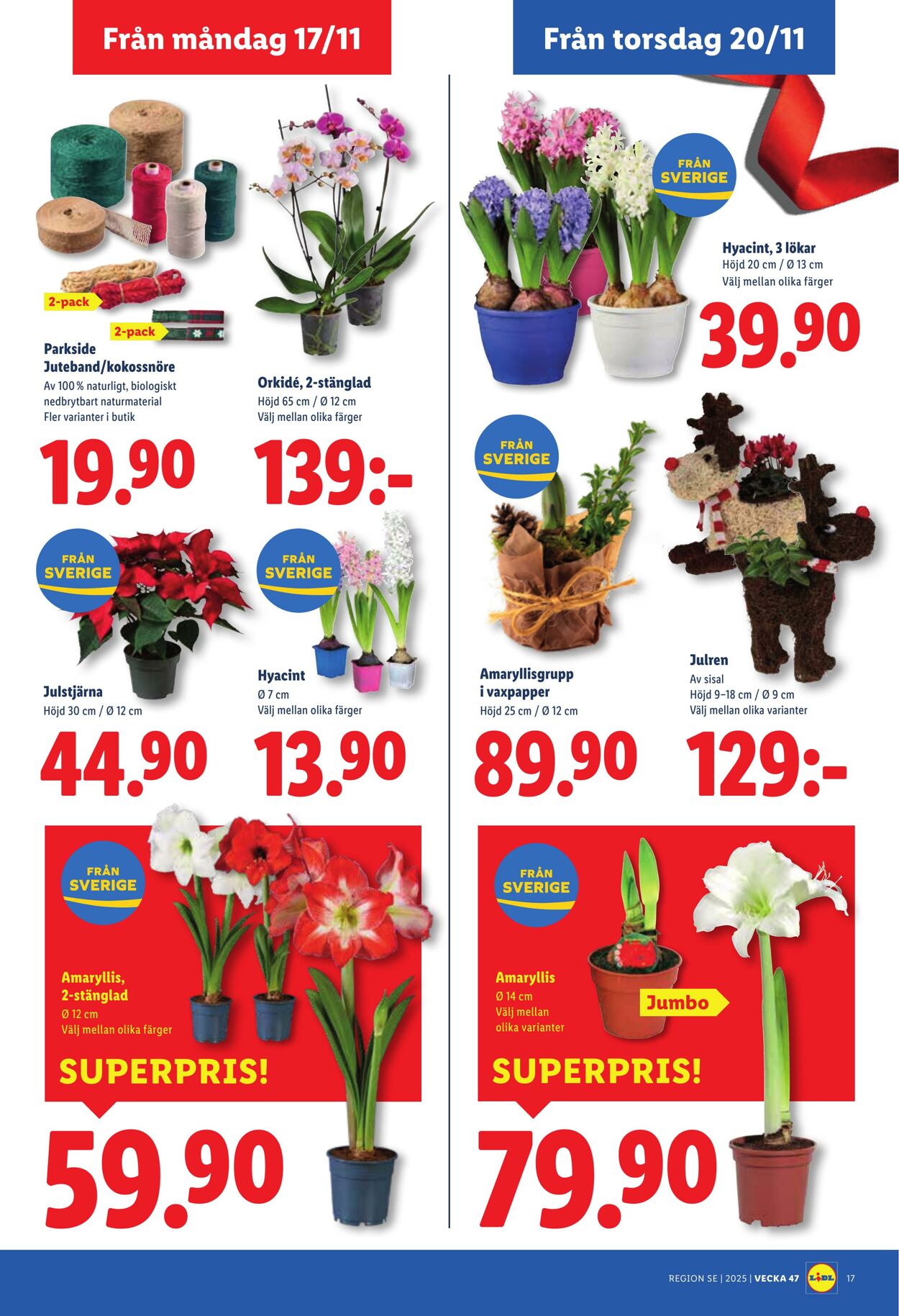 Erbjudanden Lidl 17.11.2025 - 23.11.2025