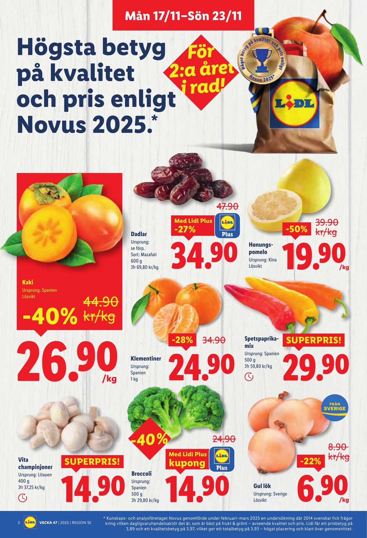 Erbjudanden Lidl 17.11.2025 - 23.11.2025