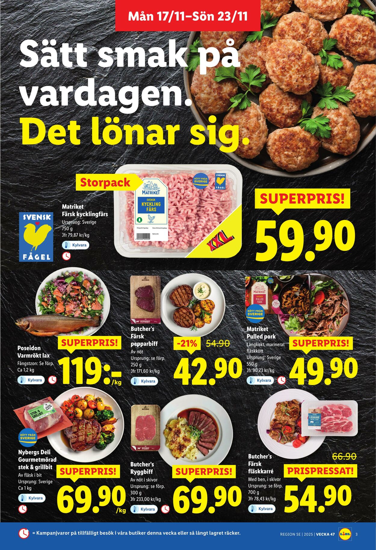 Erbjudanden Lidl 17.11.2025 - 23.11.2025