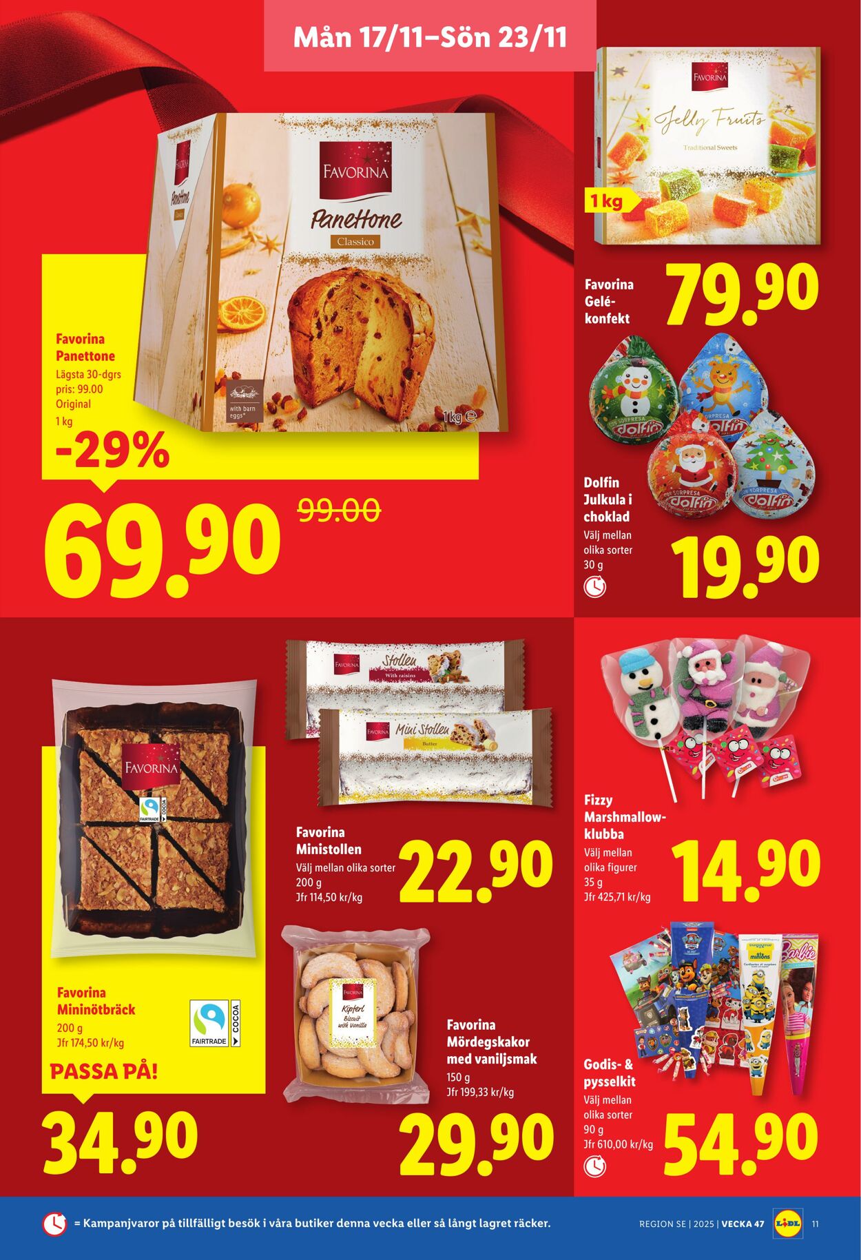 Erbjudanden Lidl 17.11.2025 - 23.11.2025