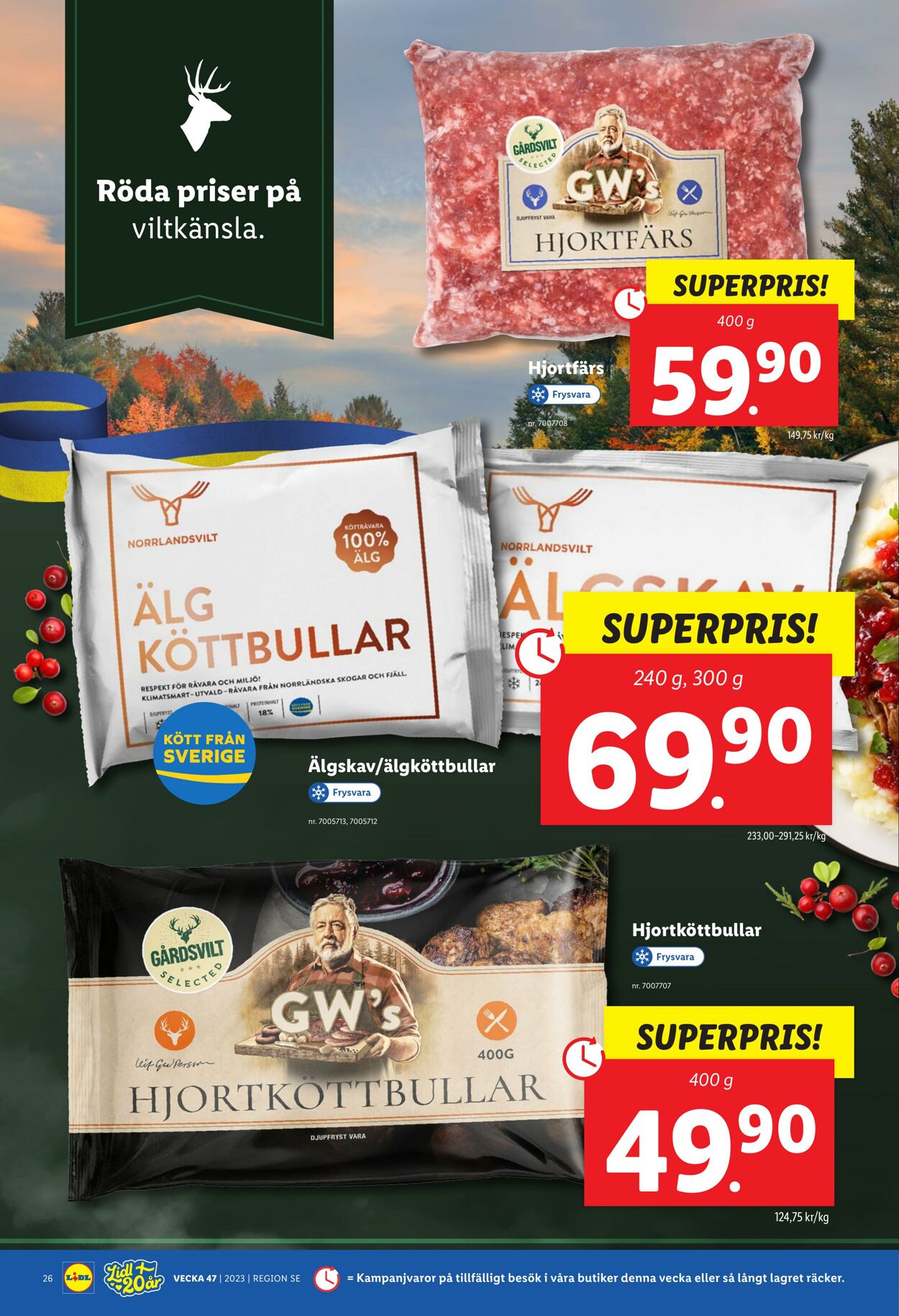 Erbjudanden Lidl 20.11.2023 - 26.11.2023