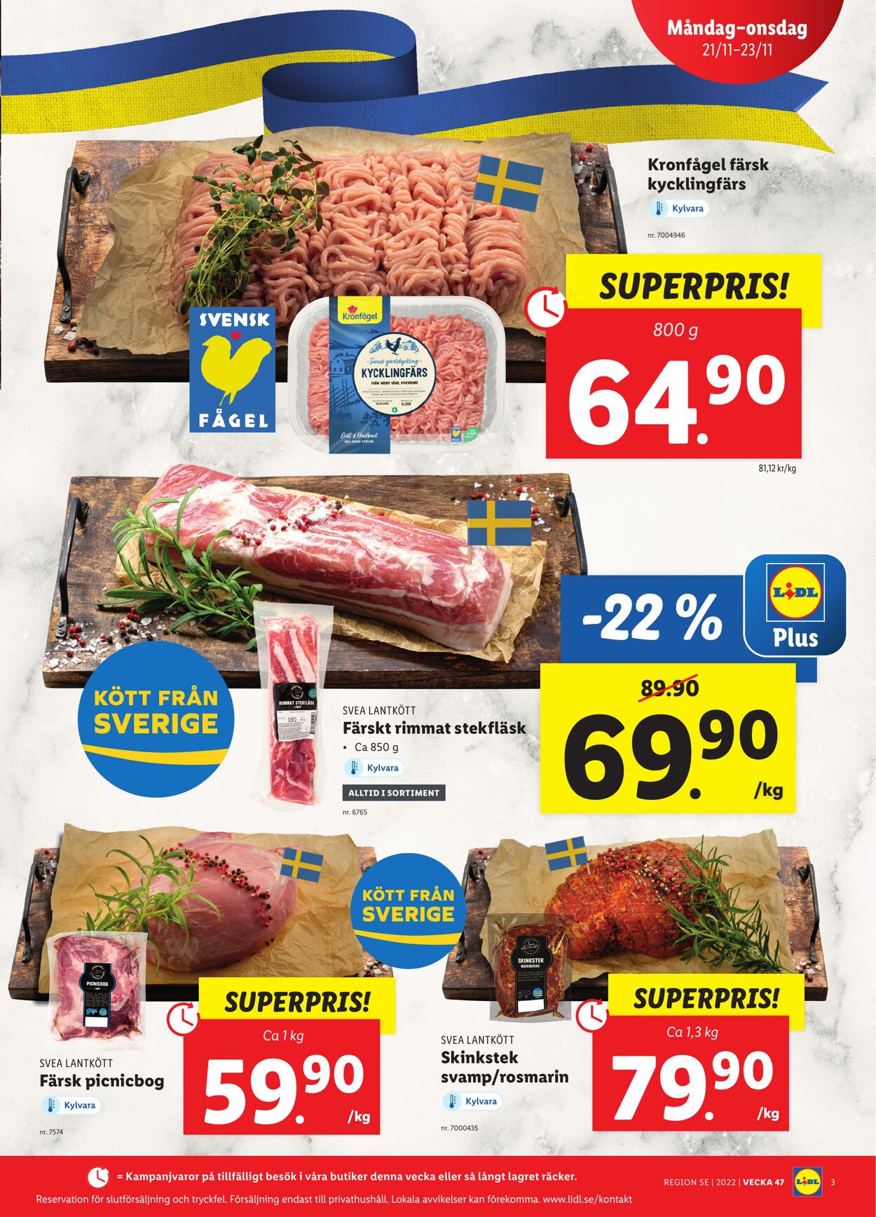 Erbjudanden Lidl 21.11.2022 - 27.11.2022