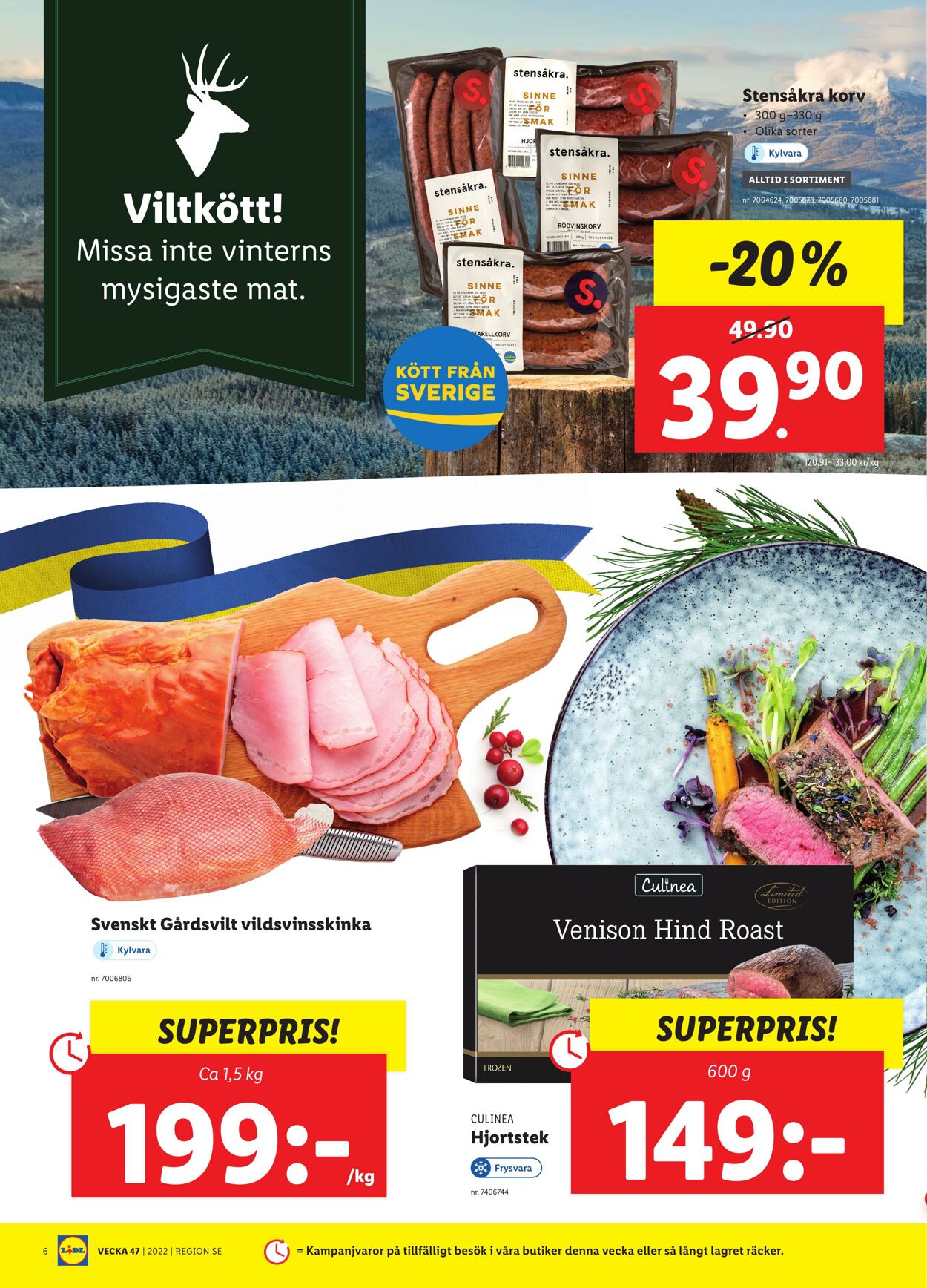 Erbjudanden Lidl 21.11.2022 - 27.11.2022