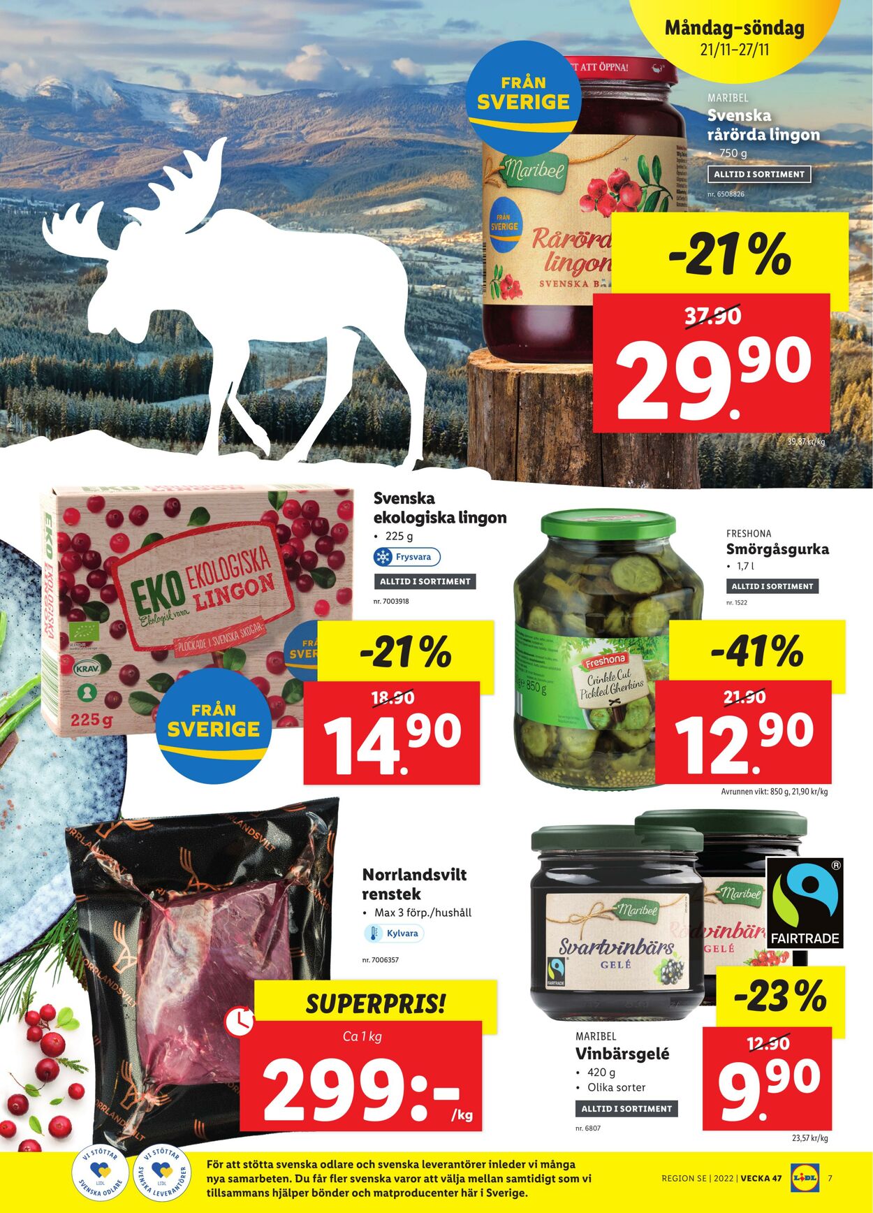 Erbjudanden Lidl 21.11.2022 - 27.11.2022