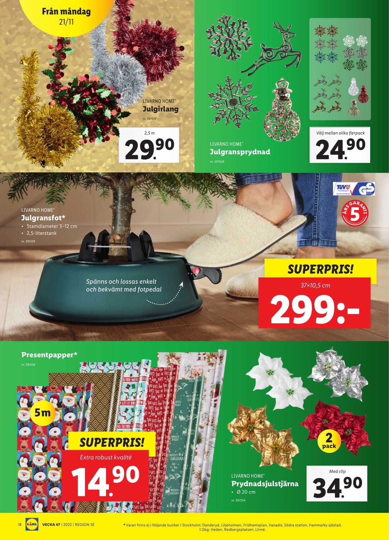 Erbjudanden Lidl 21.11.2022 - 27.11.2022