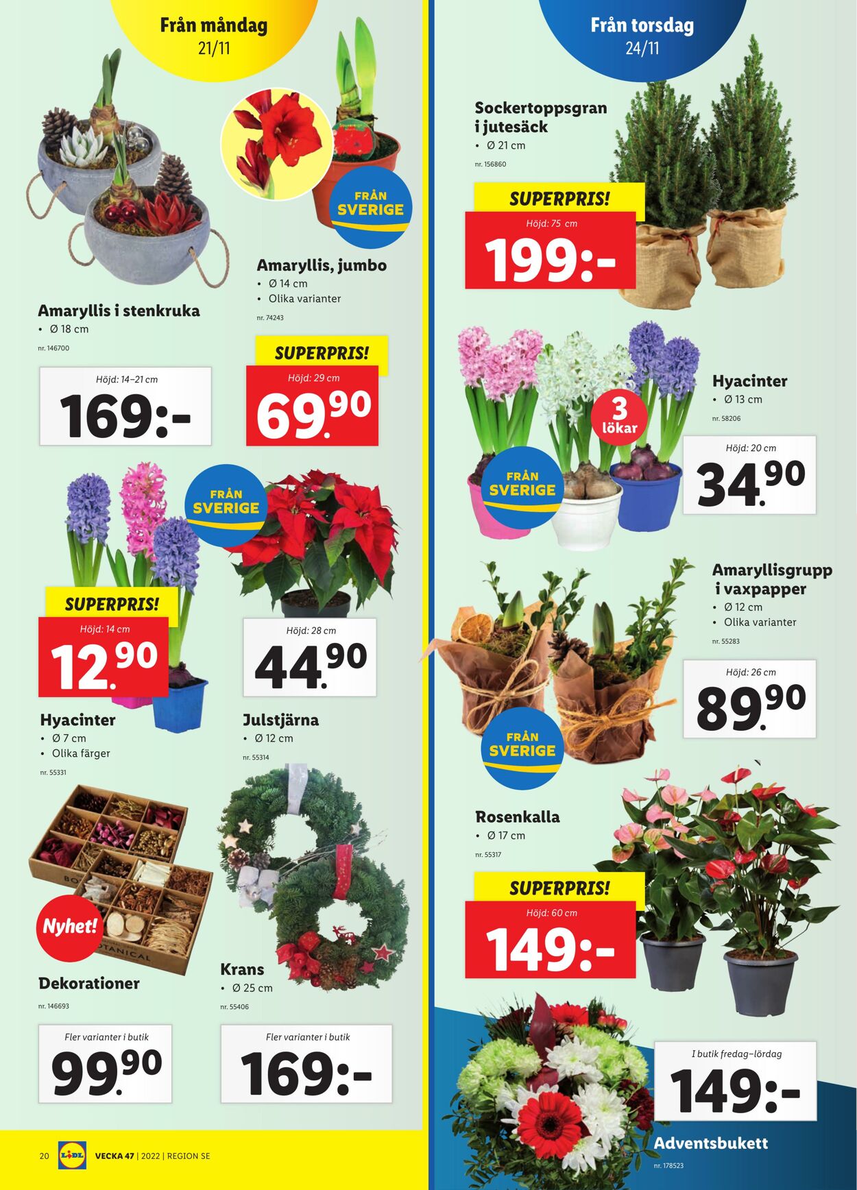 Erbjudanden Lidl 21.11.2022 - 27.11.2022