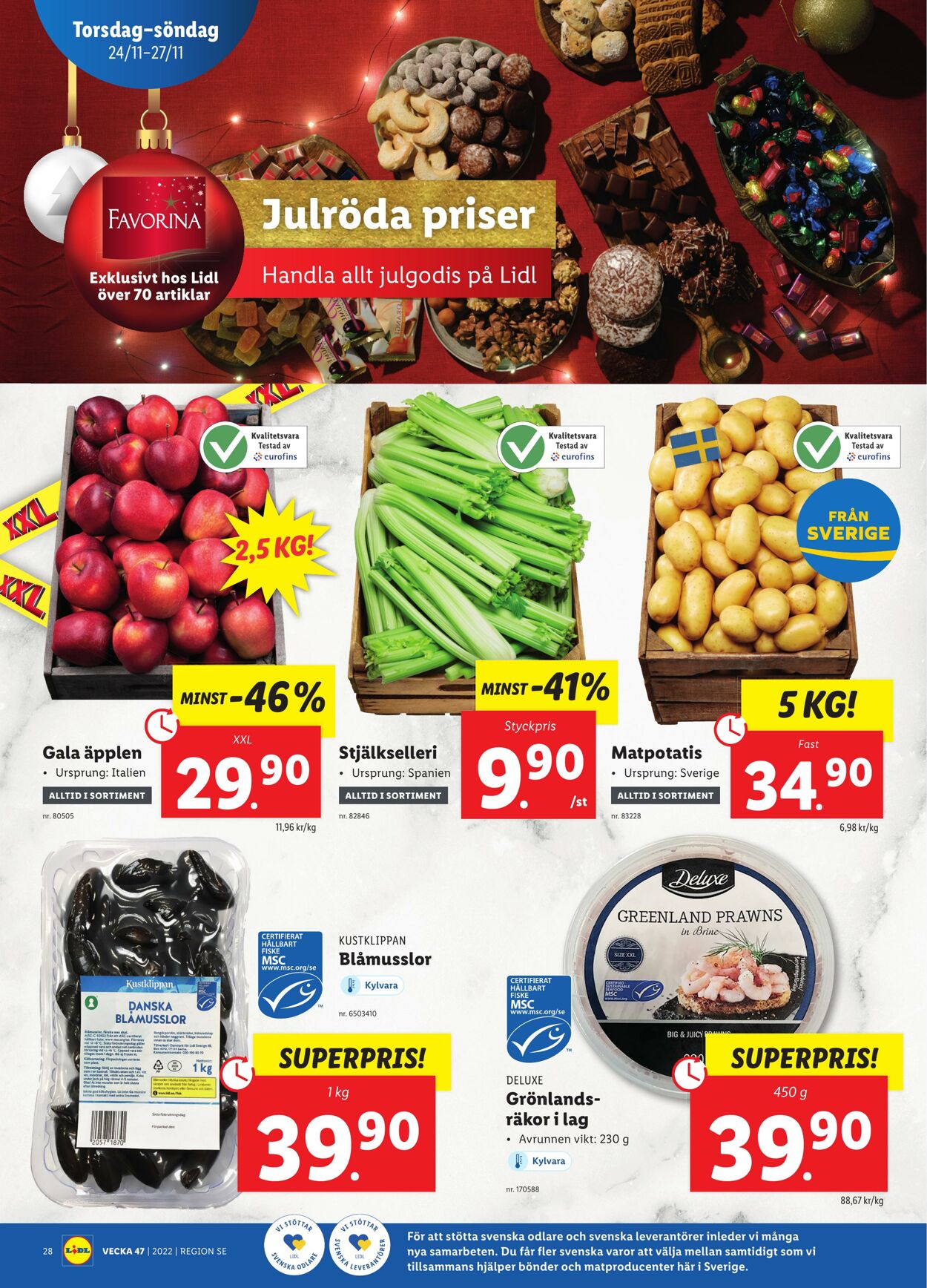 Erbjudanden Lidl 21.11.2022 - 27.11.2022