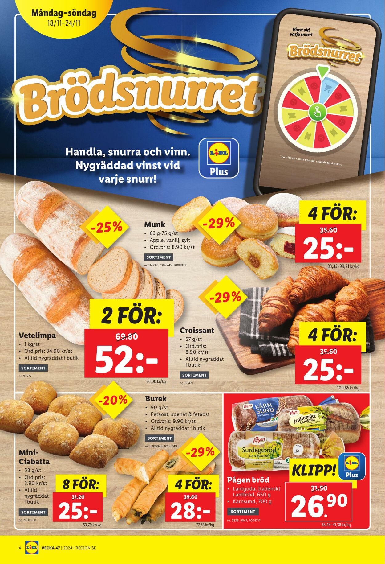 Erbjudanden Lidl 18.11.2024 - 24.11.2024