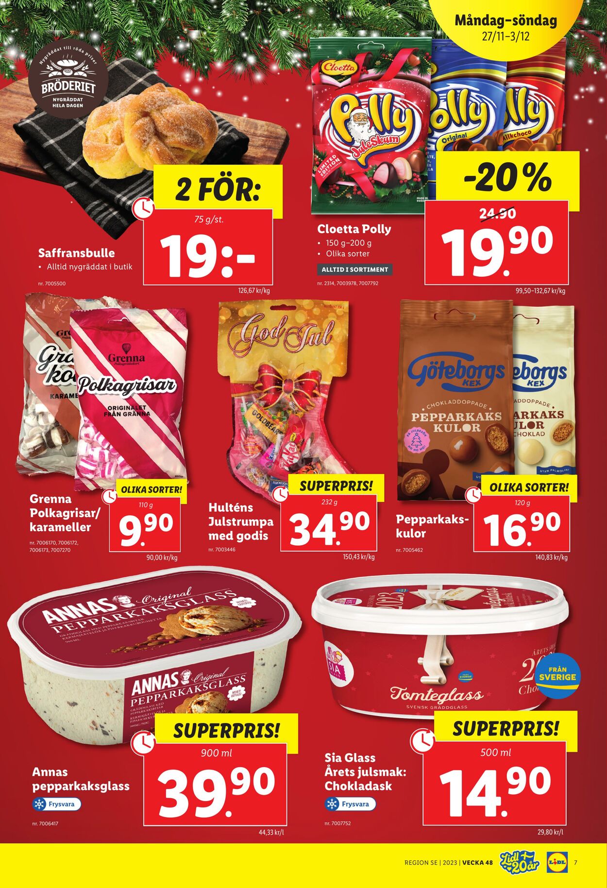 Erbjudanden Lidl 27.11.2023 - 03.12.2023