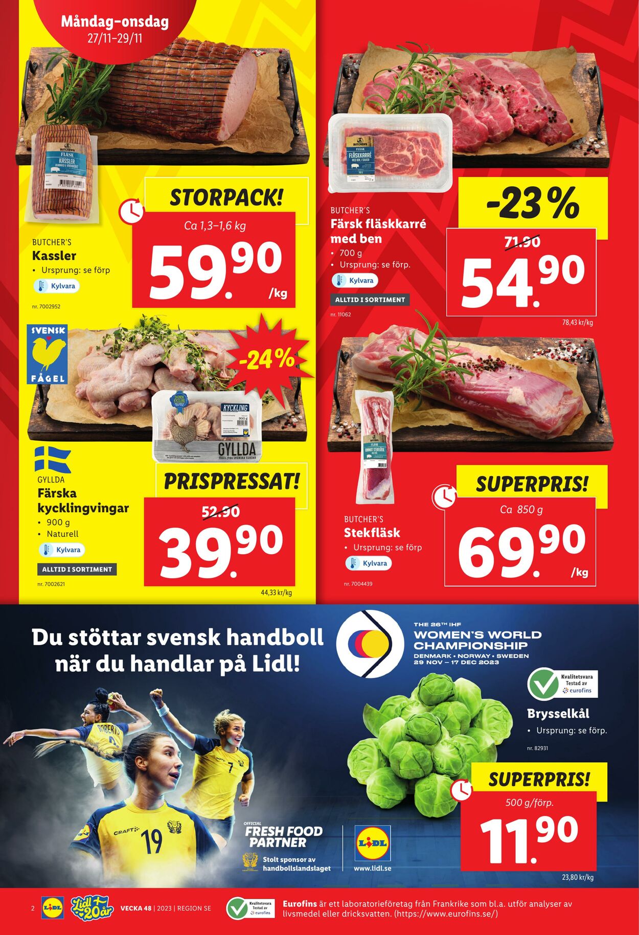 Erbjudanden Lidl 27.11.2023 - 03.12.2023