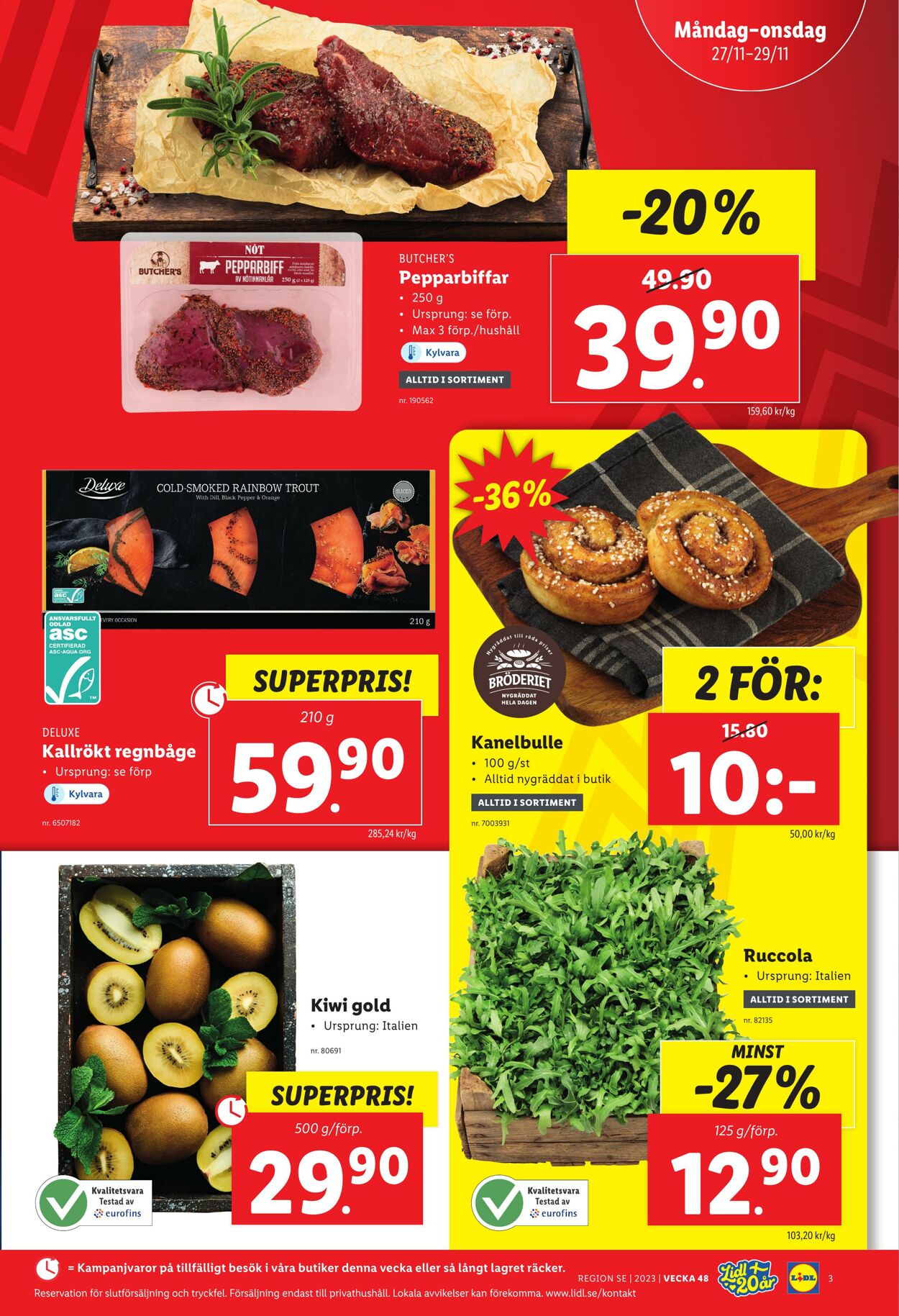 Erbjudanden Lidl 27.11.2023 - 03.12.2023