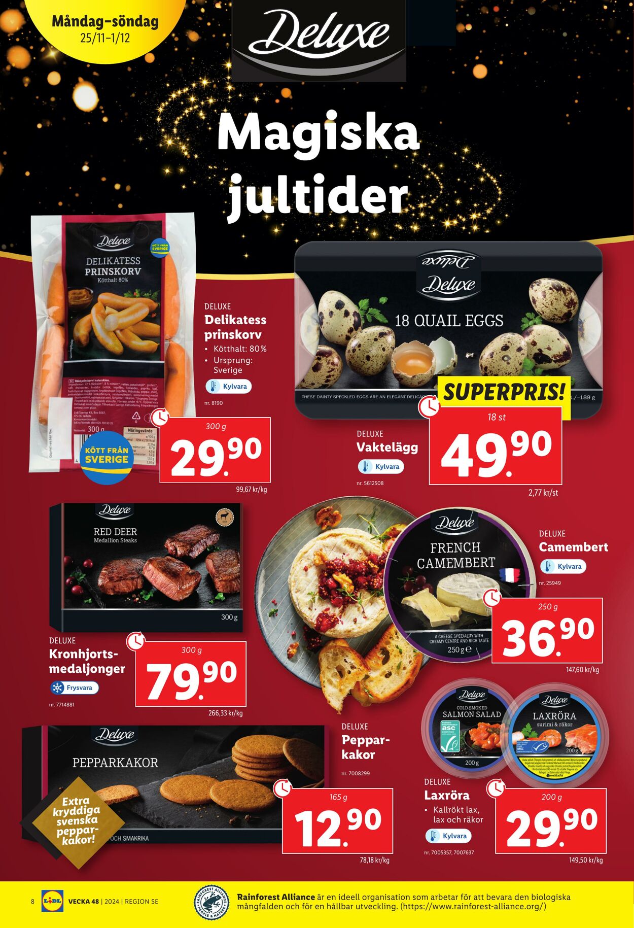 Erbjudanden Lidl 25.11.2024 - 01.12.2024