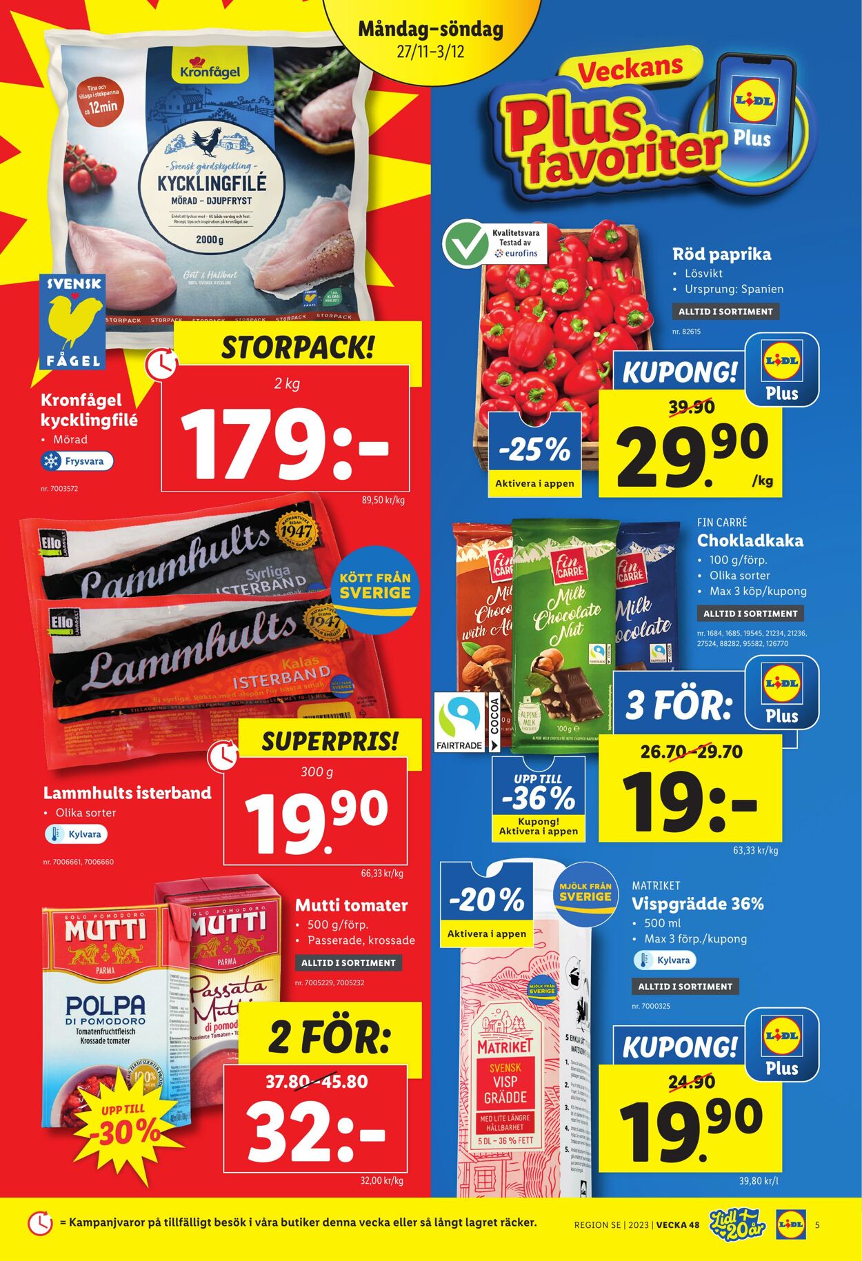 Erbjudanden Lidl 27.11.2023 - 03.12.2023