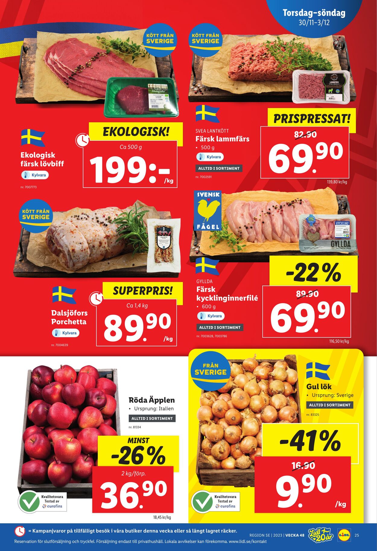 Erbjudanden Lidl 27.11.2023 - 03.12.2023