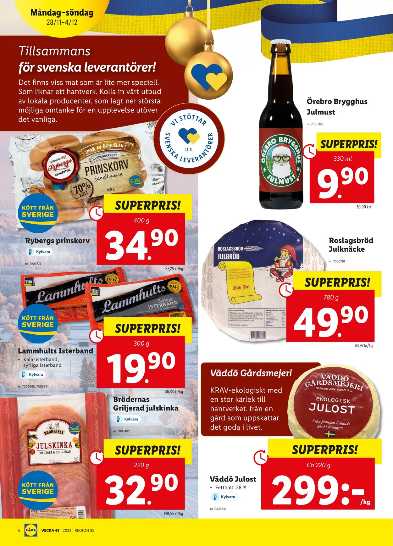 Erbjudanden Lidl 28.11.2022 - 04.12.2022