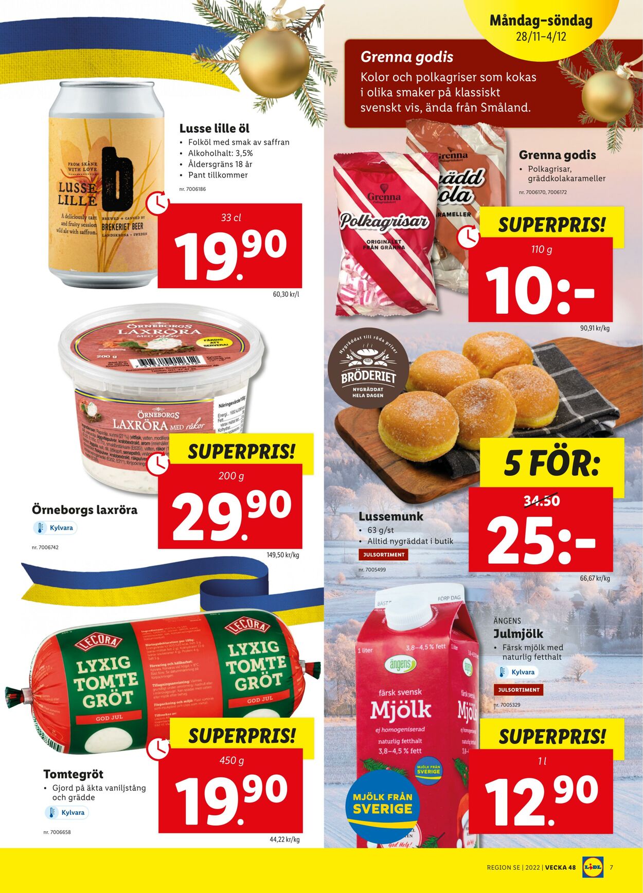 Erbjudanden Lidl 28.11.2022 - 04.12.2022