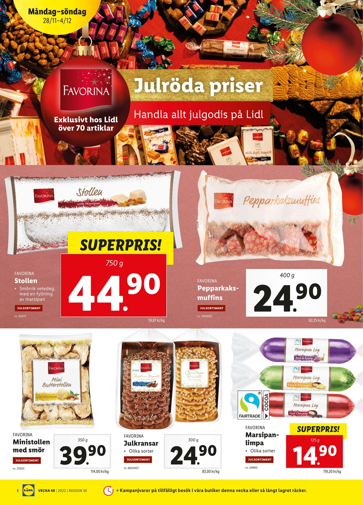 Erbjudanden Lidl 28.11.2022 - 04.12.2022