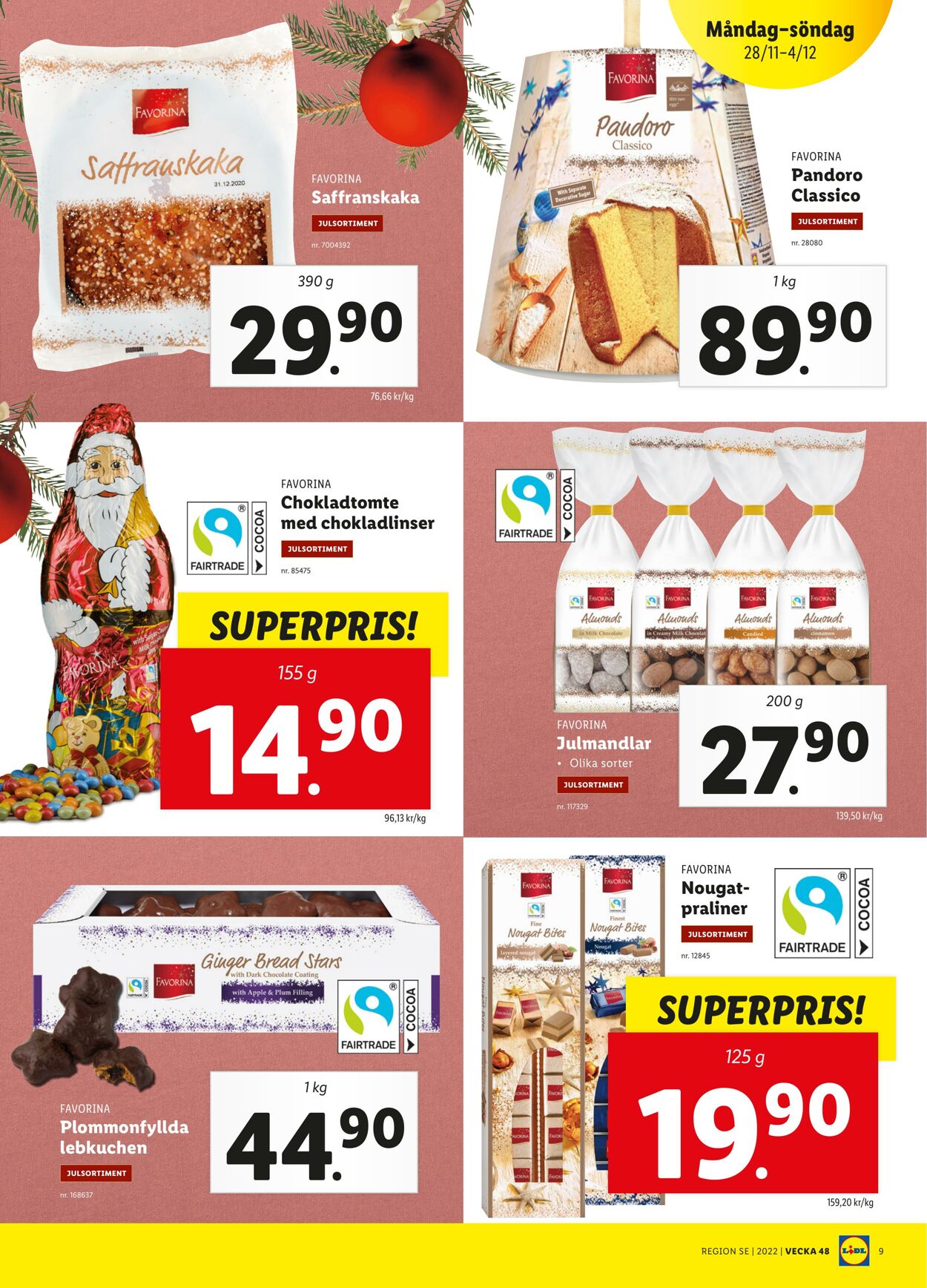 Erbjudanden Lidl 28.11.2022 - 04.12.2022