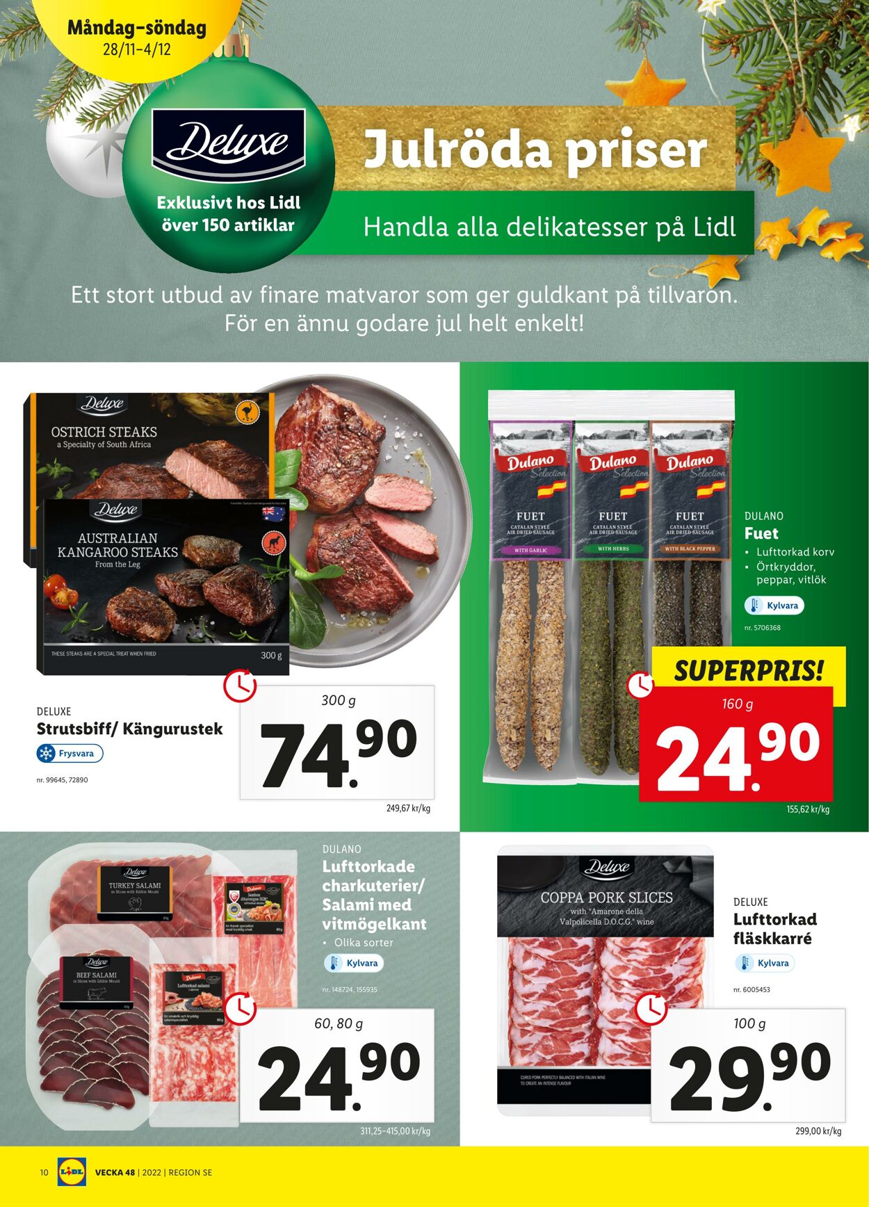 Erbjudanden Lidl 28.11.2022 - 04.12.2022