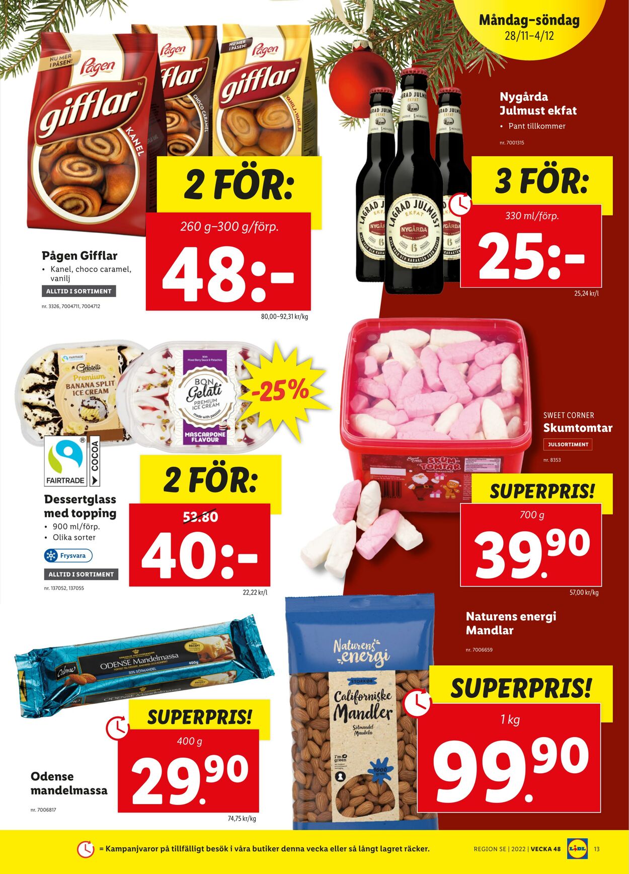 Erbjudanden Lidl 28.11.2022 - 04.12.2022