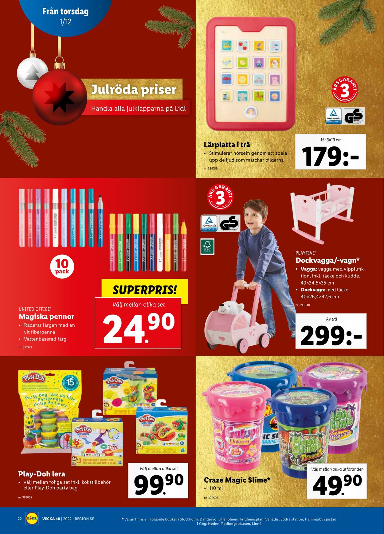 Erbjudanden Lidl 28.11.2022 - 04.12.2022