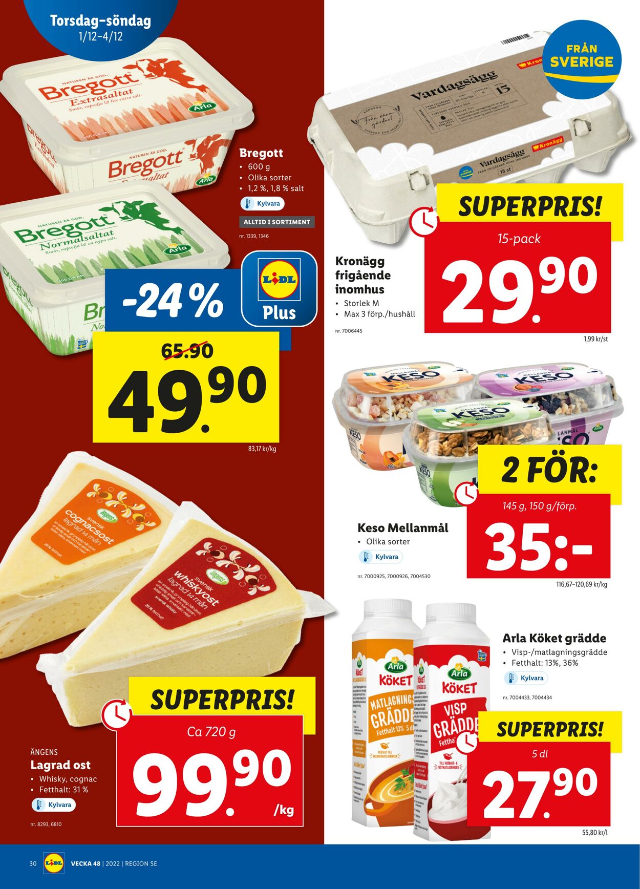 Erbjudanden Lidl 28.11.2022 - 04.12.2022