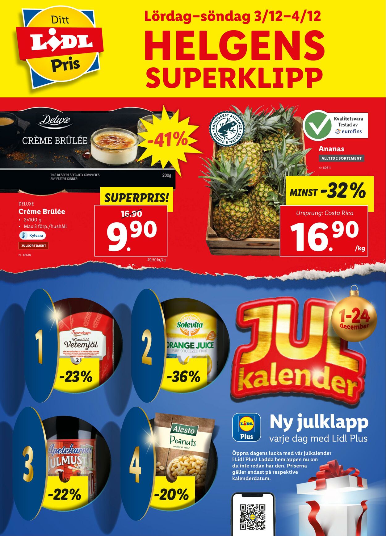 Erbjudanden Lidl 28.11.2022 - 04.12.2022