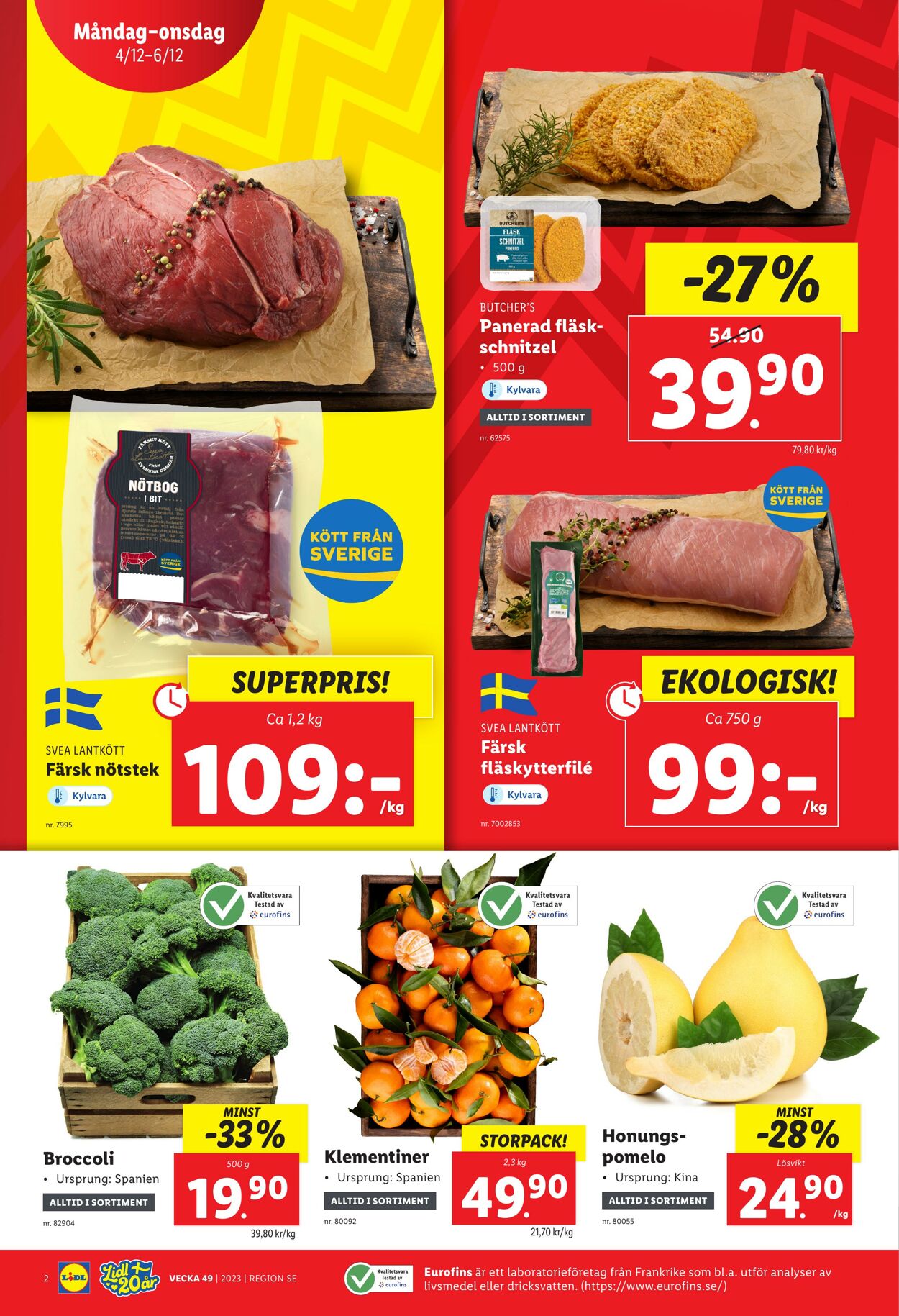 Erbjudanden Lidl 04.12.2023 - 10.12.2023