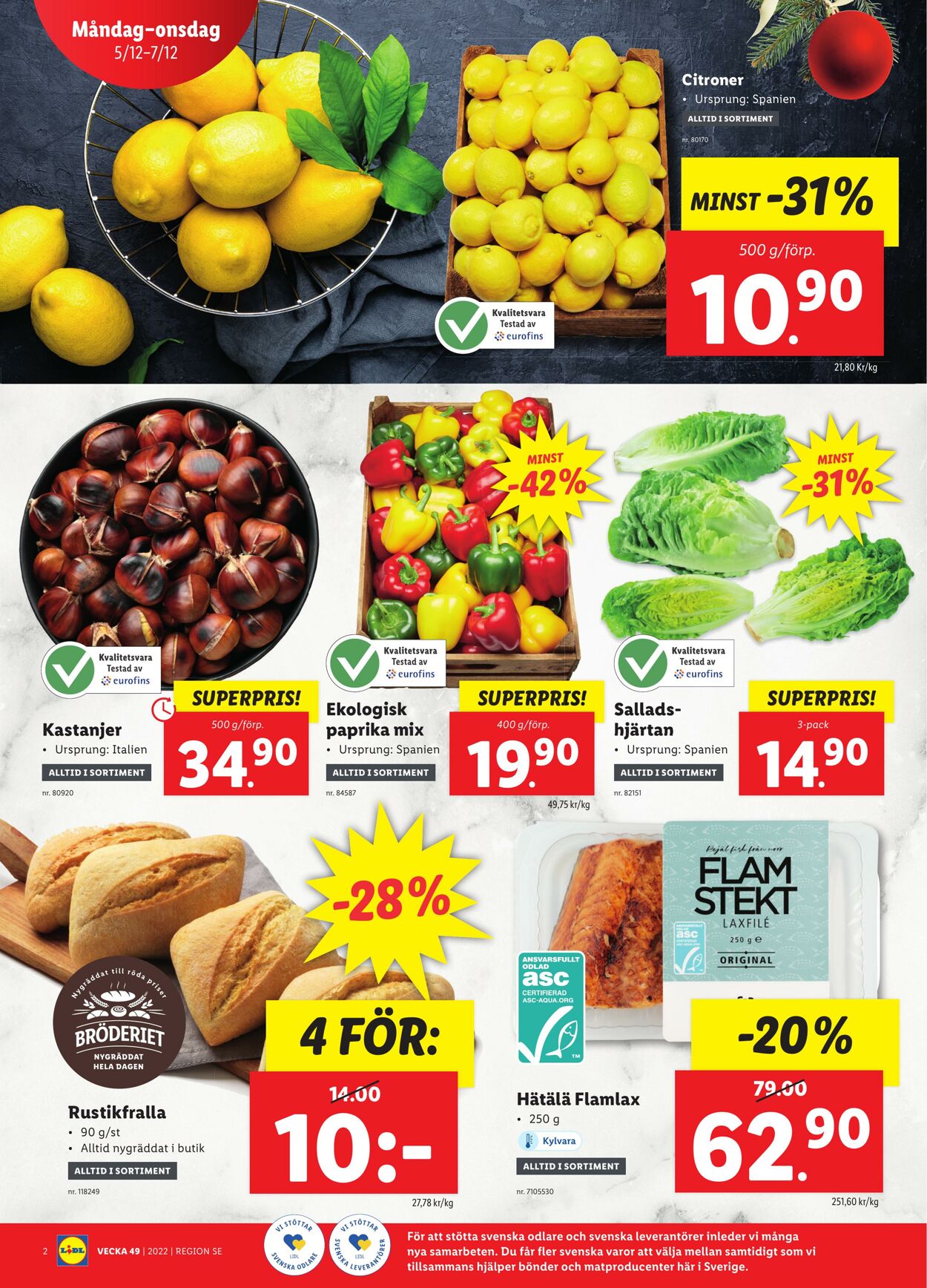 Erbjudanden Lidl 05.12.2022 - 11.12.2022