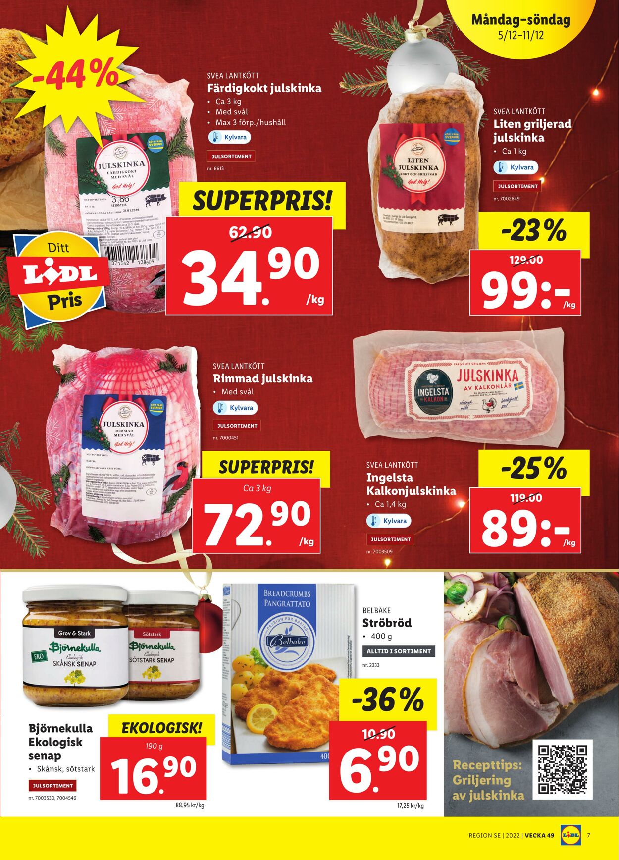 Erbjudanden Lidl 05.12.2022 - 11.12.2022