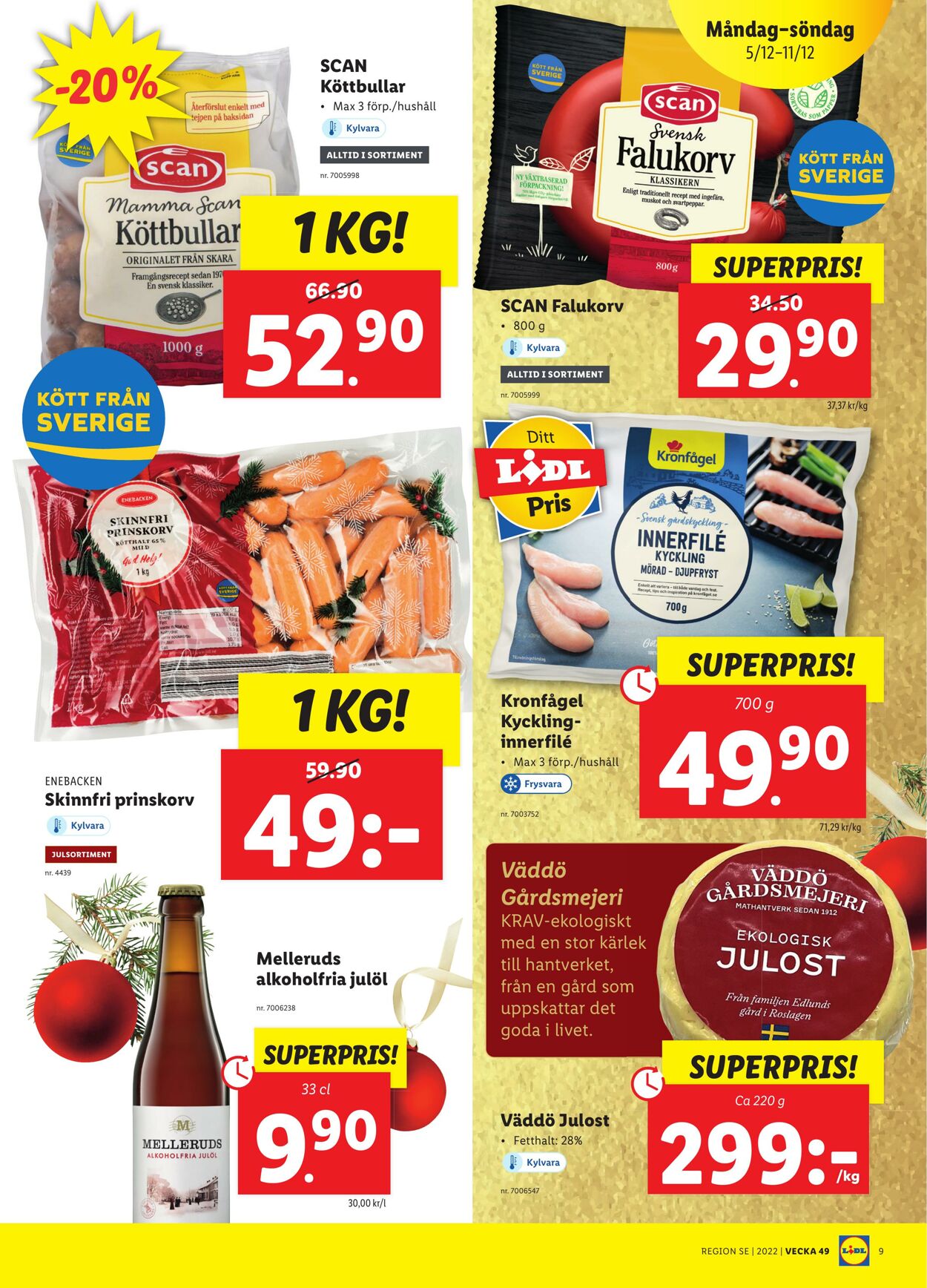 Erbjudanden Lidl 05.12.2022 - 11.12.2022