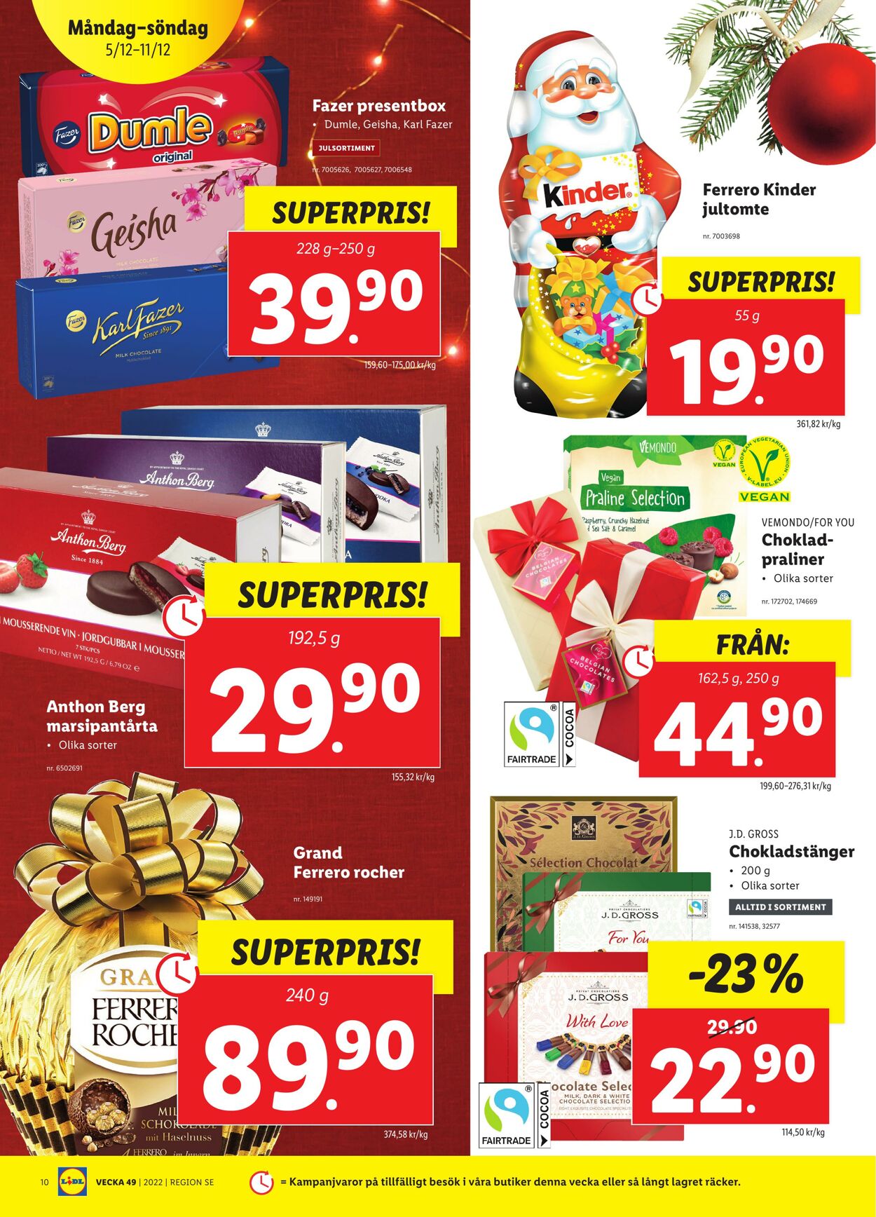 Erbjudanden Lidl 05.12.2022 - 11.12.2022