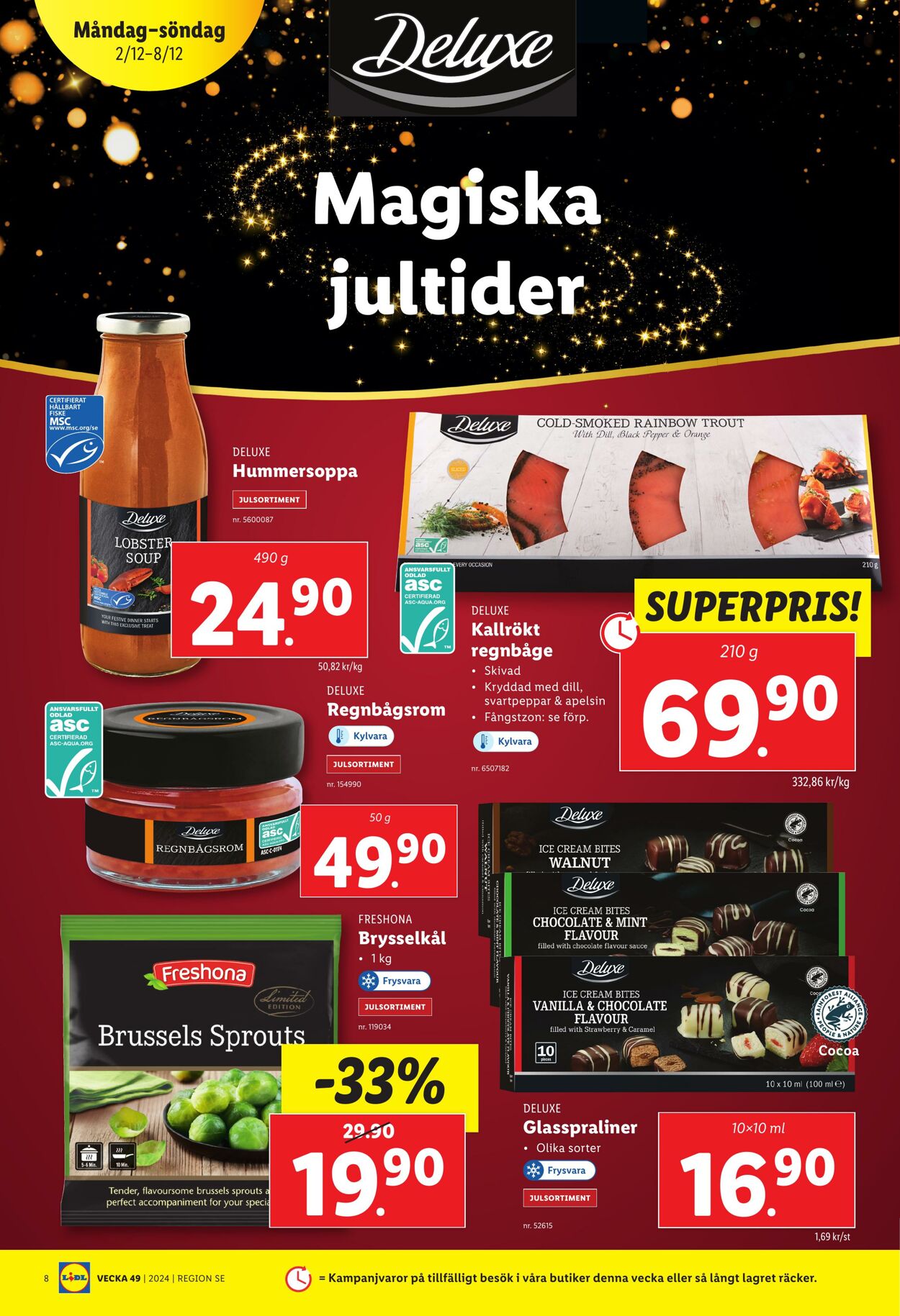 Erbjudanden Lidl 02.12.2024 - 08.12.2024