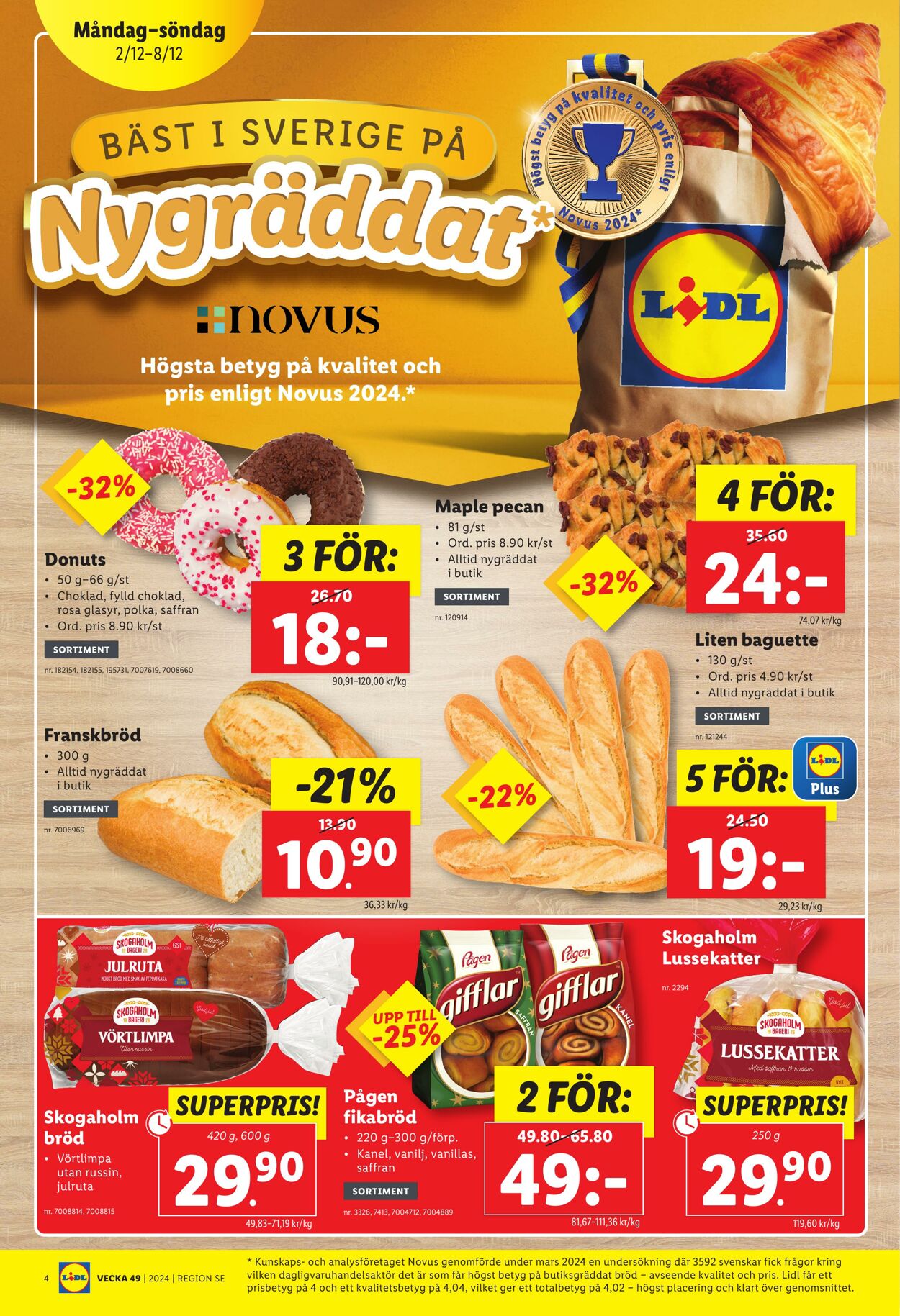 Erbjudanden Lidl 02.12.2024 - 08.12.2024