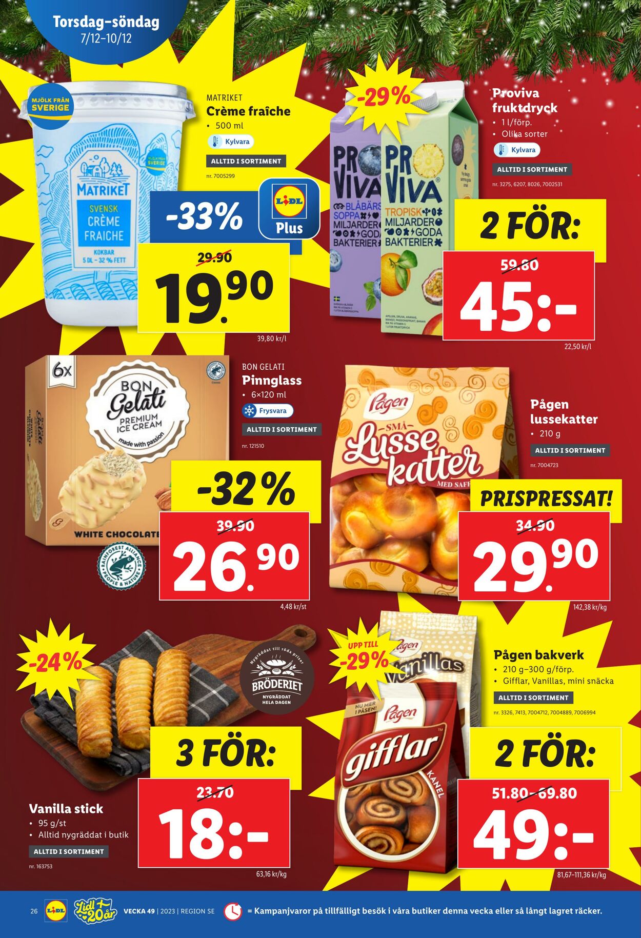 Erbjudanden Lidl 04.12.2023 - 10.12.2023