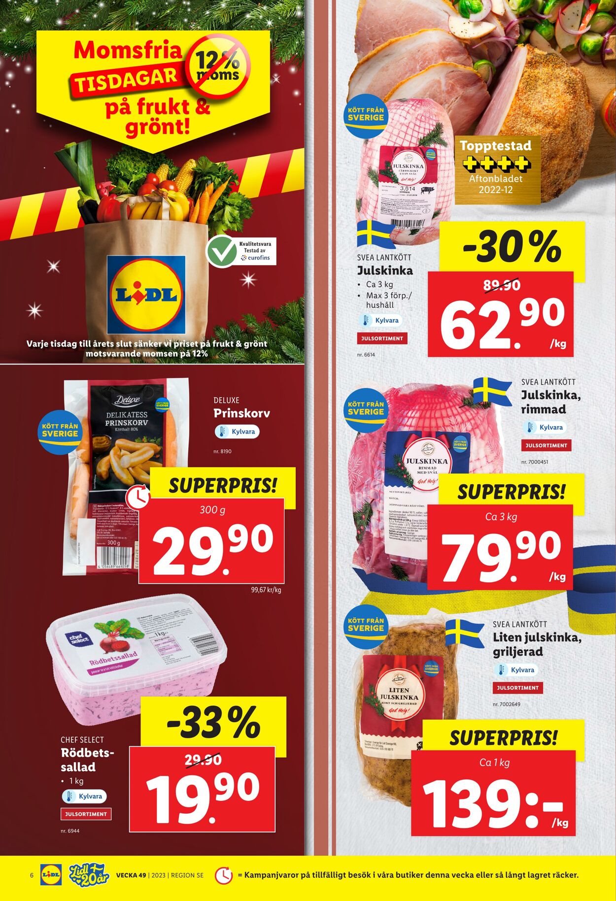 Erbjudanden Lidl 04.12.2023 - 10.12.2023