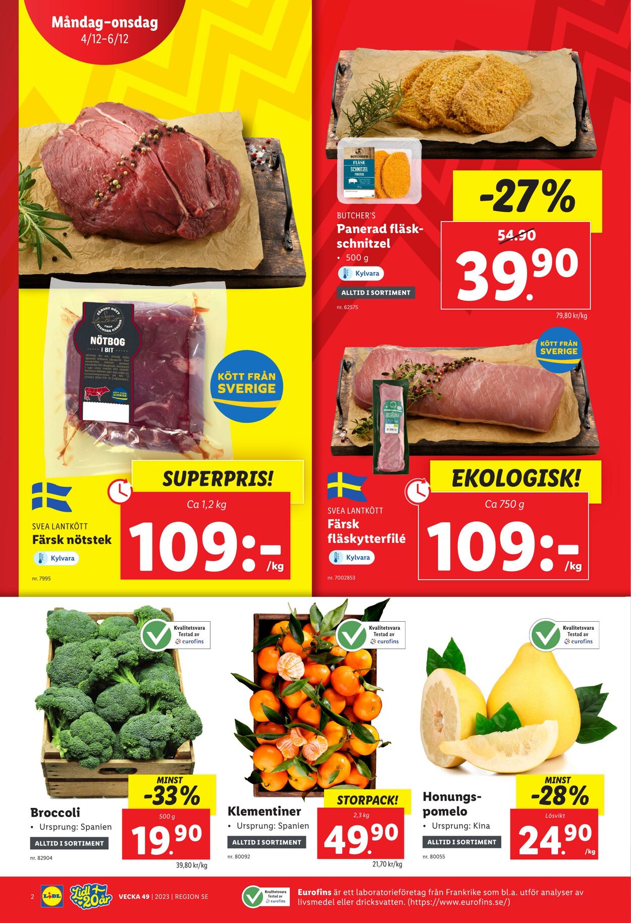 Erbjudanden Lidl 04.12.2023 - 10.12.2023