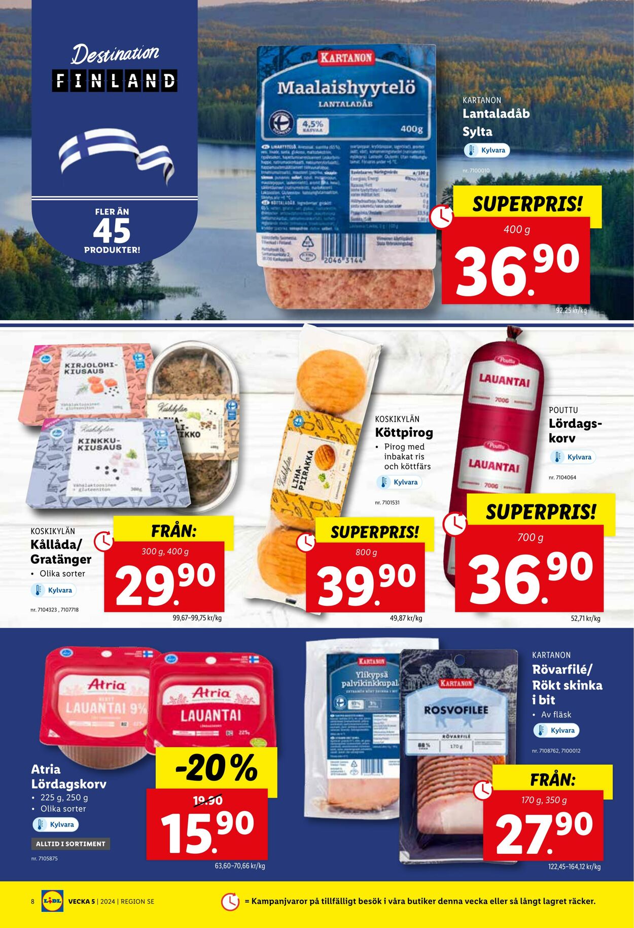 Erbjudanden Lidl 29.01.2024 - 04.02.2024