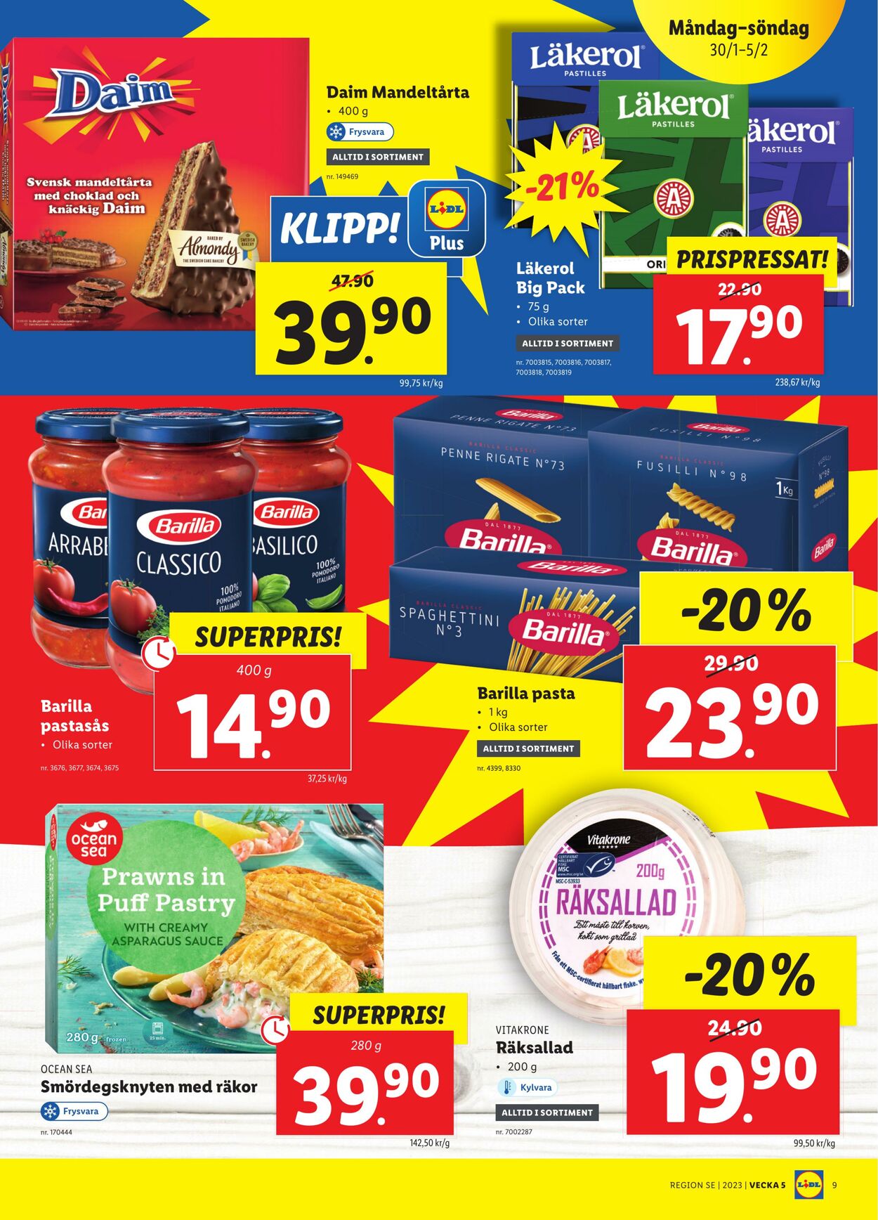 Erbjudanden Lidl 30.01.2023 - 05.02.2023