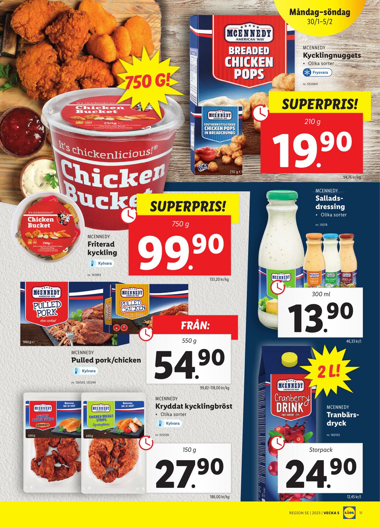 Erbjudanden Lidl 30.01.2023 - 05.02.2023