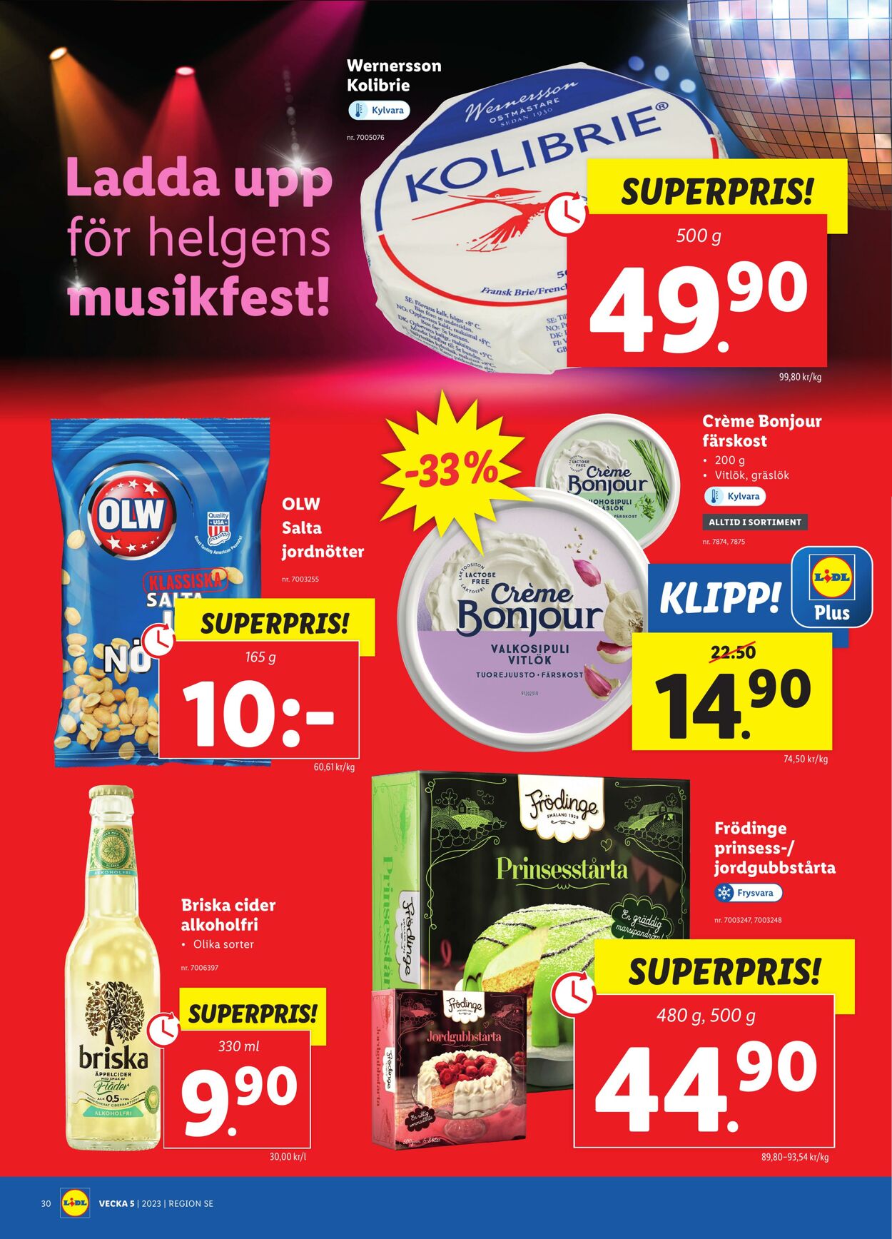 Erbjudanden Lidl 30.01.2023 - 05.02.2023