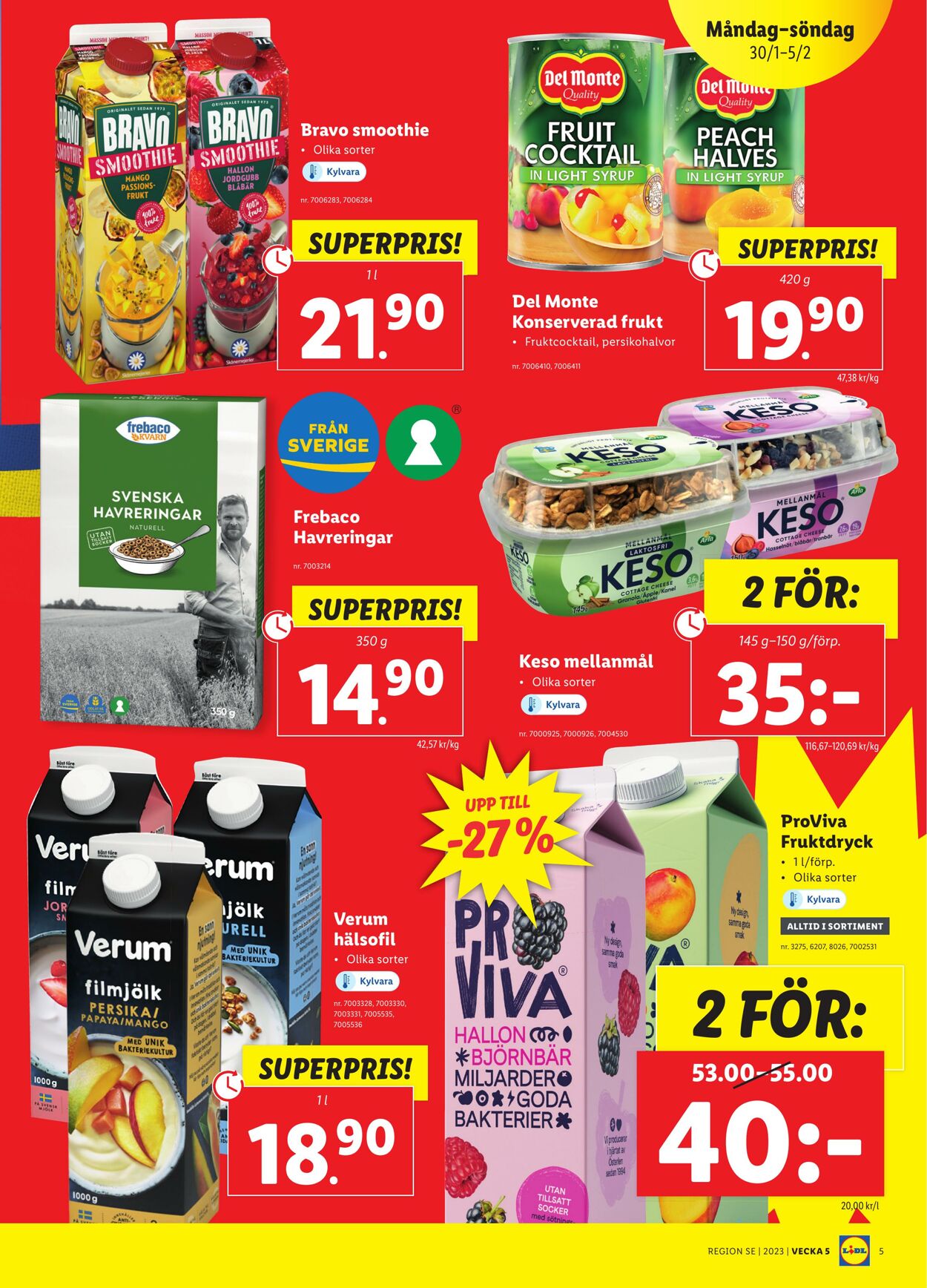 Erbjudanden Lidl 30.01.2023 - 05.02.2023